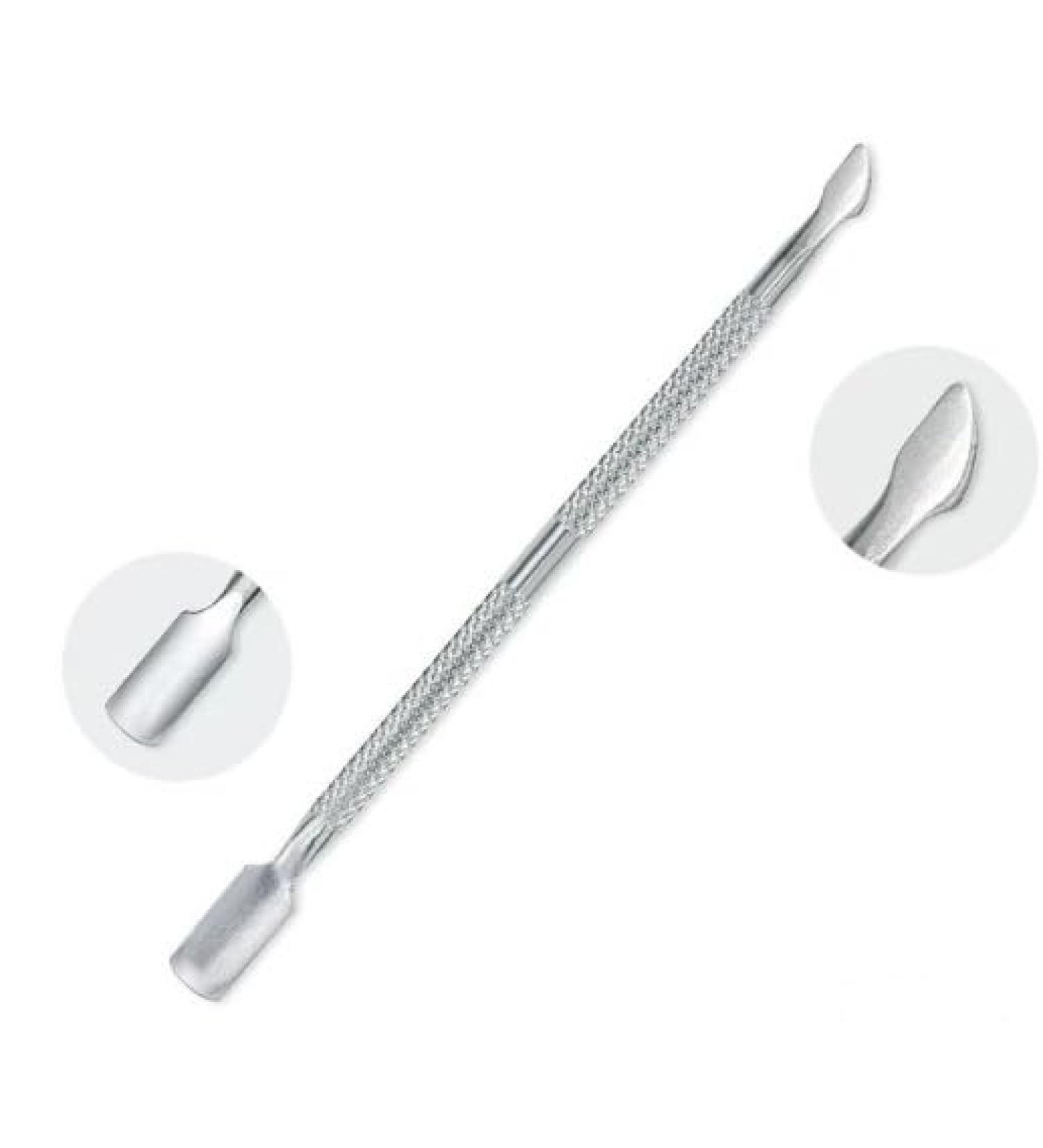 Fiterra Cuticle Pusher Cuticle Remover Semi-Permanent Shellac Polish Remover Manicure and Pedicure Tool Cleaning of Nails Gel Nails Porcelain Nails Ergonomic - Buy Online on GoSupps.com
