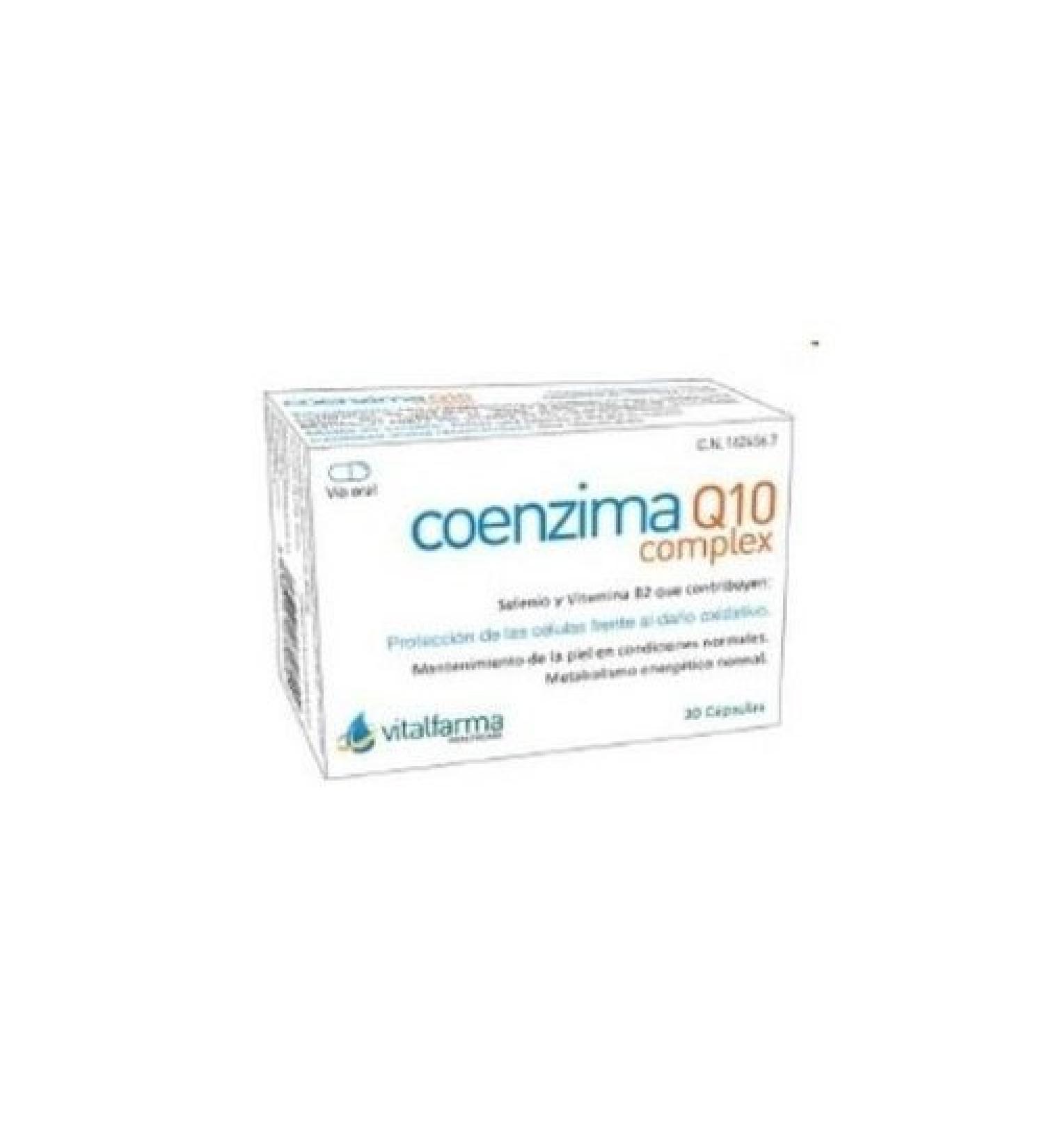 Coenzyme Q10 30 g lules de 100 mg de Vitalfarma