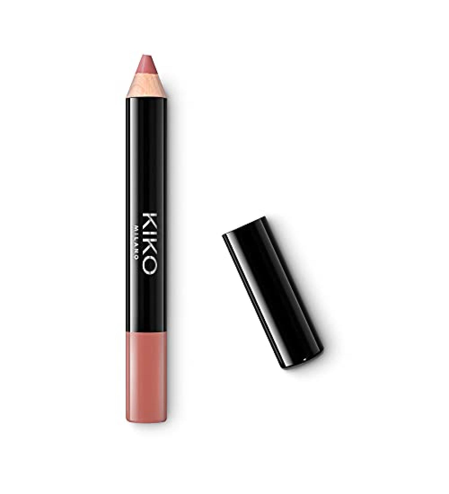 Kiko MILANO - Smart Fusion Creamy Lip Crayon 08 On-the-go pencil lip gloss Redish Mauve
