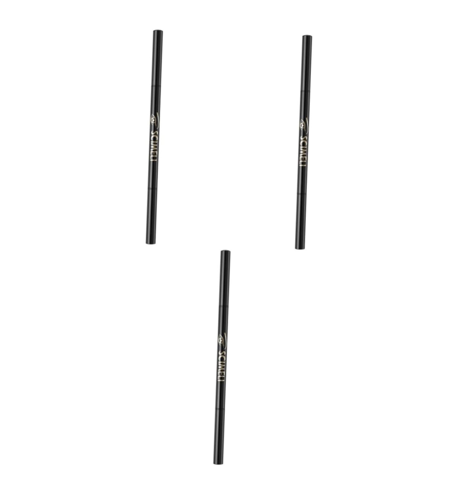 Healeved 3pcs 2 1 Eyebrow Makeup Tools Natural Eyebrow Pen Makeup Pen Thin Eyebrow Pencils Brow Liner Brown 1 count (Pack of 1) Dark Brownx3pcs - Buy Online on GoSupps.com