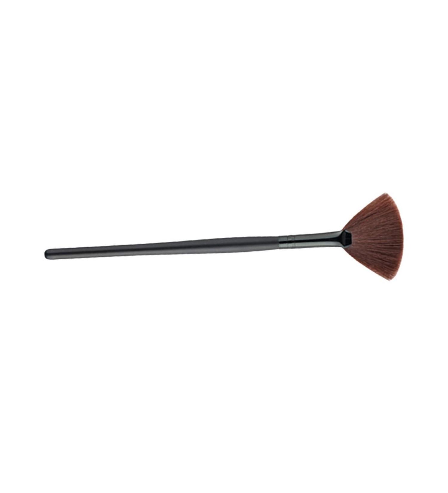 minkissy Makeup with Wooden Handle Makeup Blush Fan Shaped Brush Cosmetic Brush Fan Blush Makeup Loose Powder Brush Face Makeup Miss Applicator Brush Sector