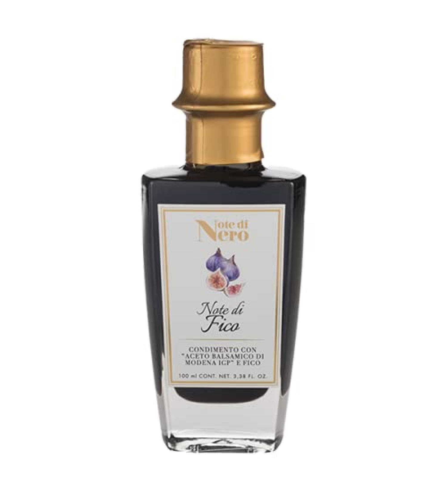 Note di Nero Condimento Aceto Balsamico Fig Balsamic Vinegar from Modena Italy 100 ml