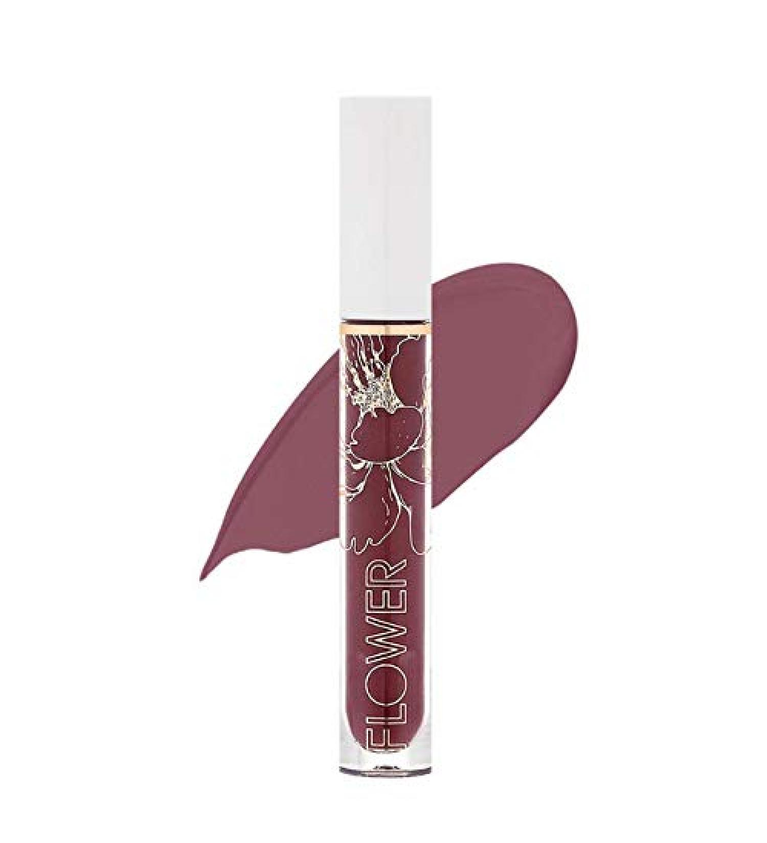 Flower Beauty Miracle Matte Liquid Lip Color in Fig Frenzy - Bold & Creaseless Matte Lipstick for All-Day Comfort & High Impact Color - Buy Online on GoSupps.com
