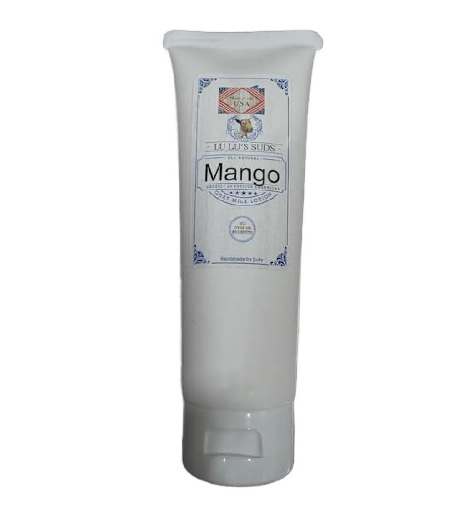 Lu Lu's Suds Handmade All Natural Goat Milk Moisturizing Body Lotion (4 oz Mango) - Buy Online on GoSupps.com