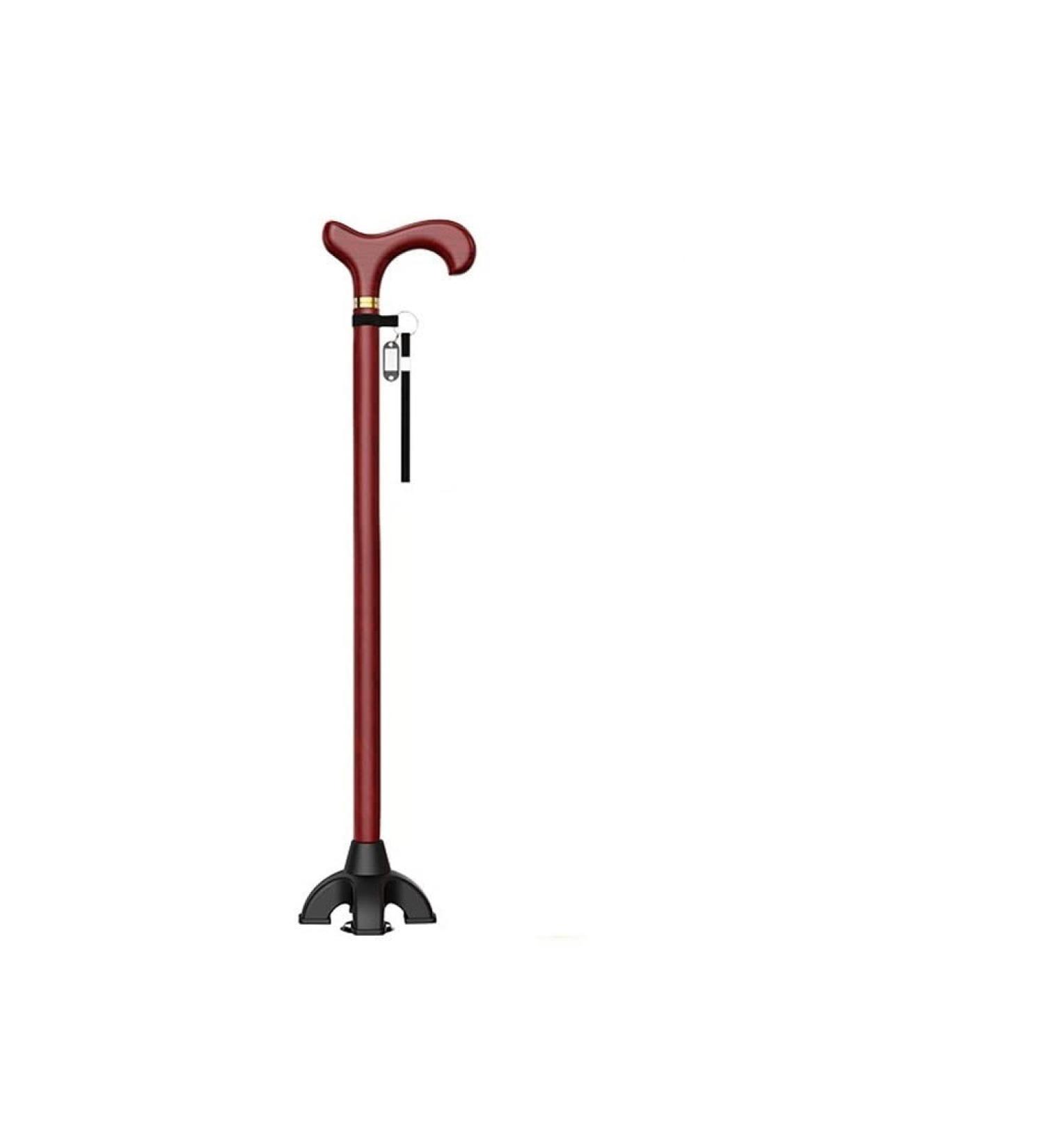 Walking Cane with 4-Prong Rubber Cane Footpad Lightweight & Sturdy Offset Walking Stick Mobility Aid for Elderly Seniors & Handicap Made in China Run forward - Buy Online on GoSupps.com