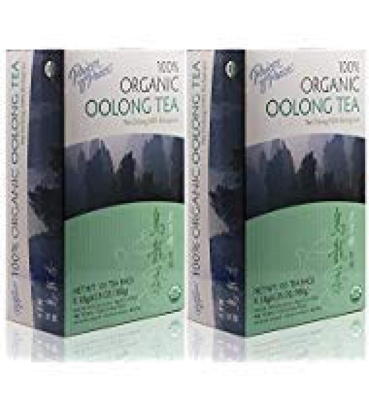 Prince of Peace Organic Oolong Tea, 2 Pack - 100 Tea Bags Each  100% Organic Black Tea  Unsweetened Black Tea  Lower Caffeine Alternative to Coffee  Herbal Health Benefits 100 Count (Pack of 1)