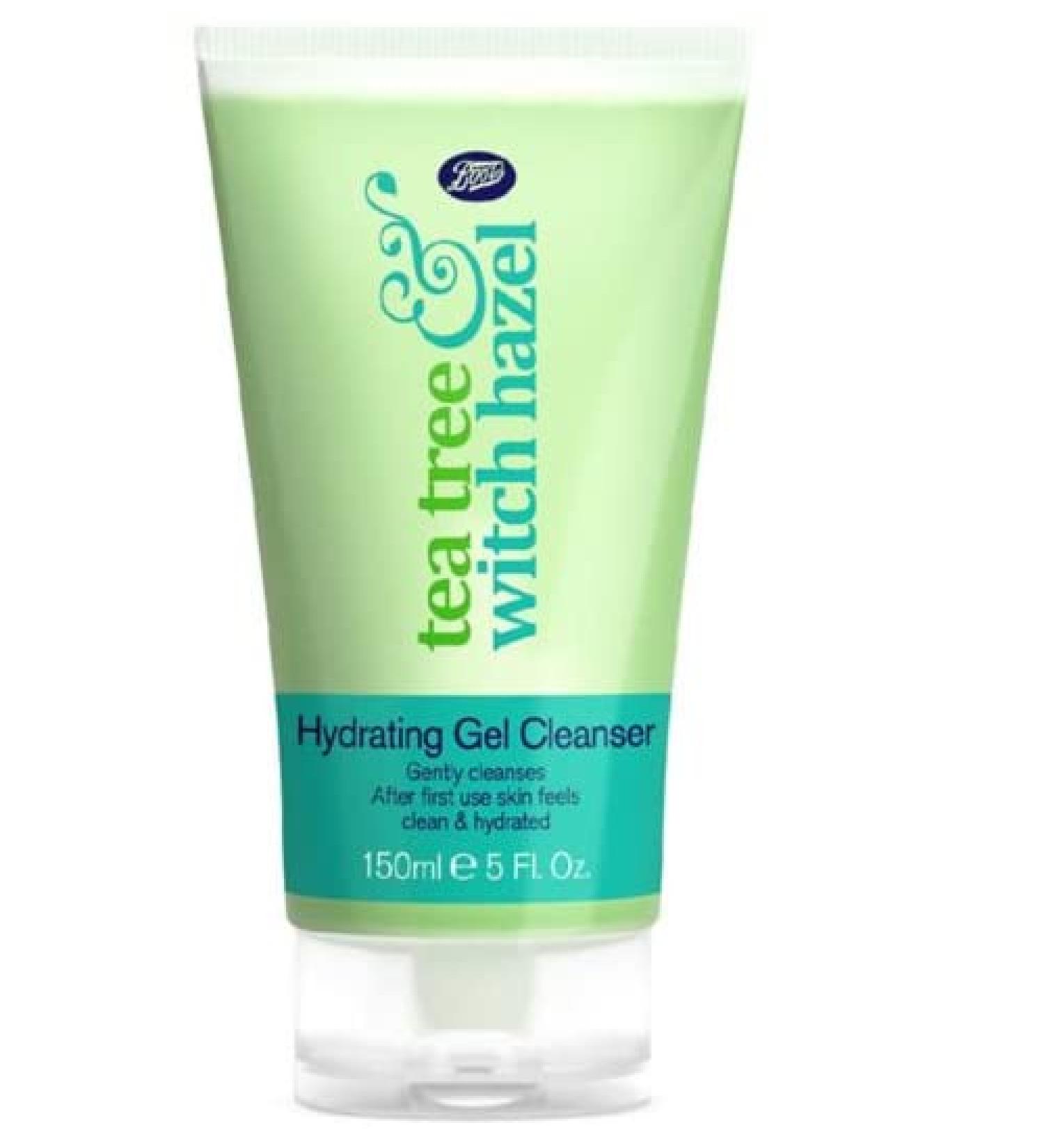 Boots Tea Tree and Witch Hazel Hydrating Gel Cleanser Day 150ml - Buy Online on GoSupps.com