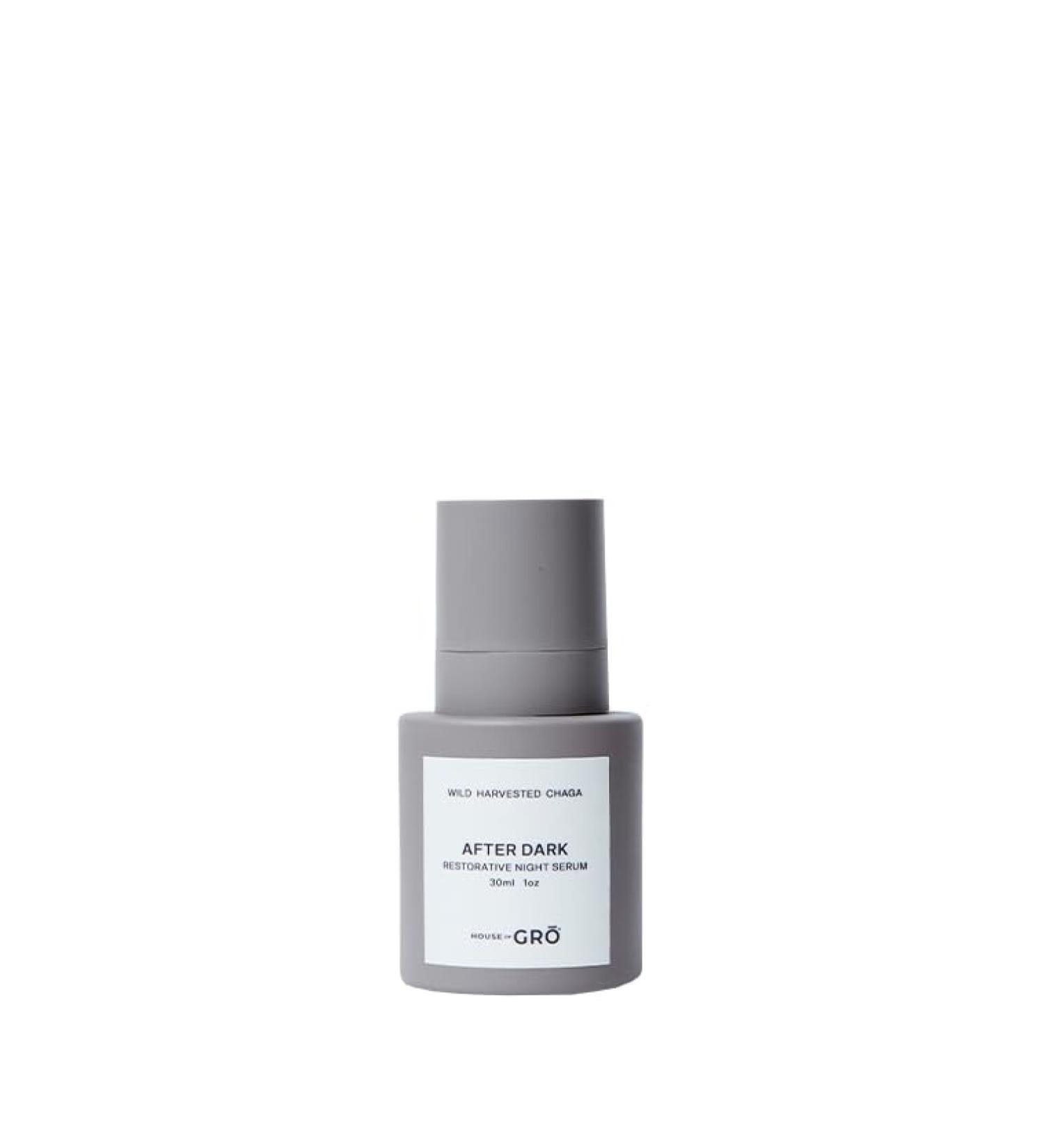 House of Gr AFTER DARK Night Serum | 30ML | Restorative Chaga Mushroom Skincare for All Ages | Inclusive Clean Beauty - Buy Online on GoSupps.com