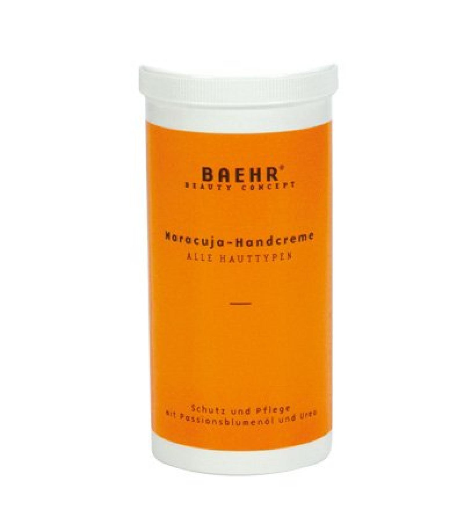 Baehr Hand Cream Maracuja with Passionflower Oil and Urea Protection and Care 450ml with Dispenser