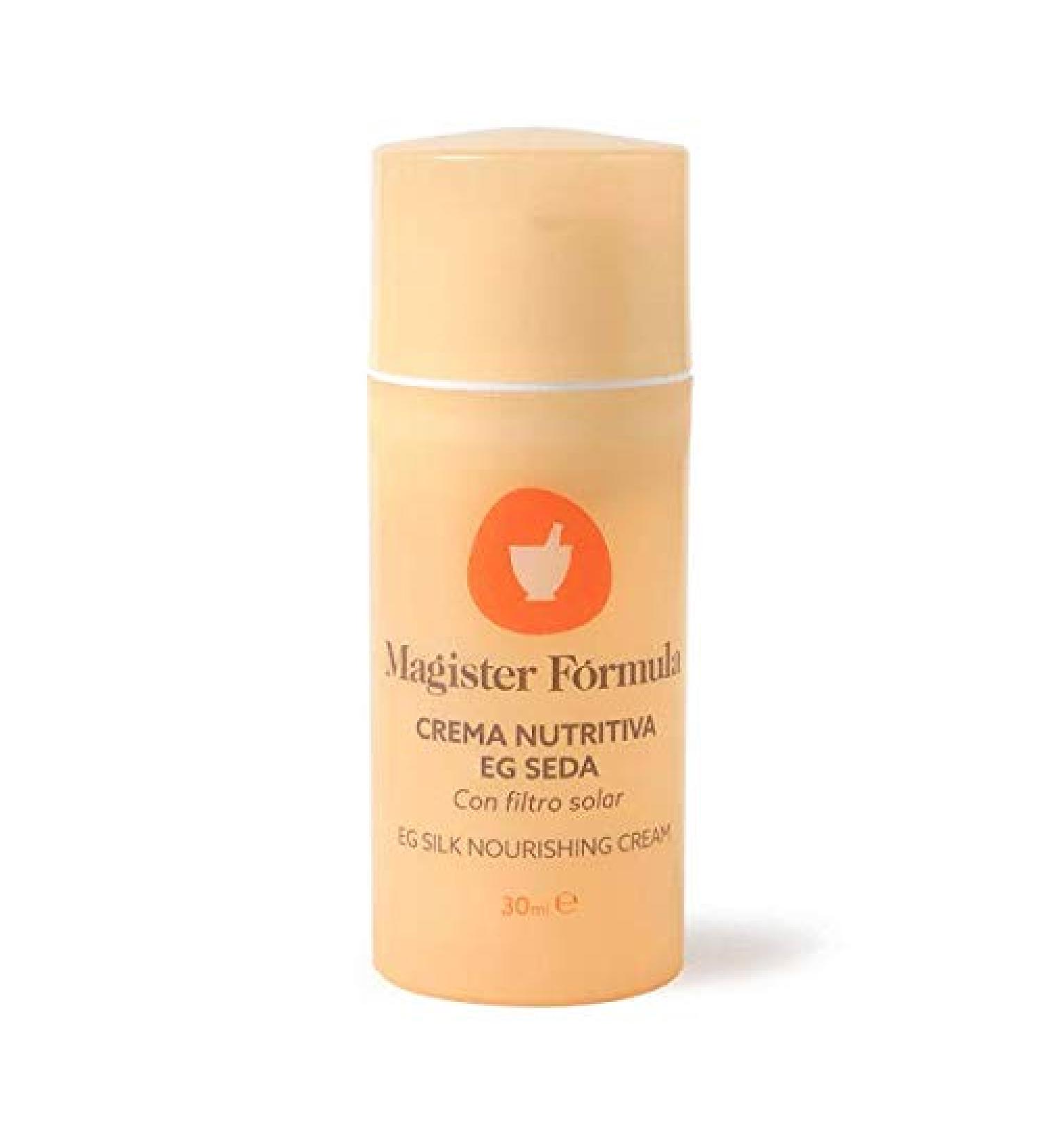 Magister Formula EG Silk Nourishing Face Cream 30ml. Crisality Extract Silk Gusane + Vitamin E + Hyaluronic Acid. For normal and dry skin. Non-greasy for women and men | Day and night | Magister Formula
