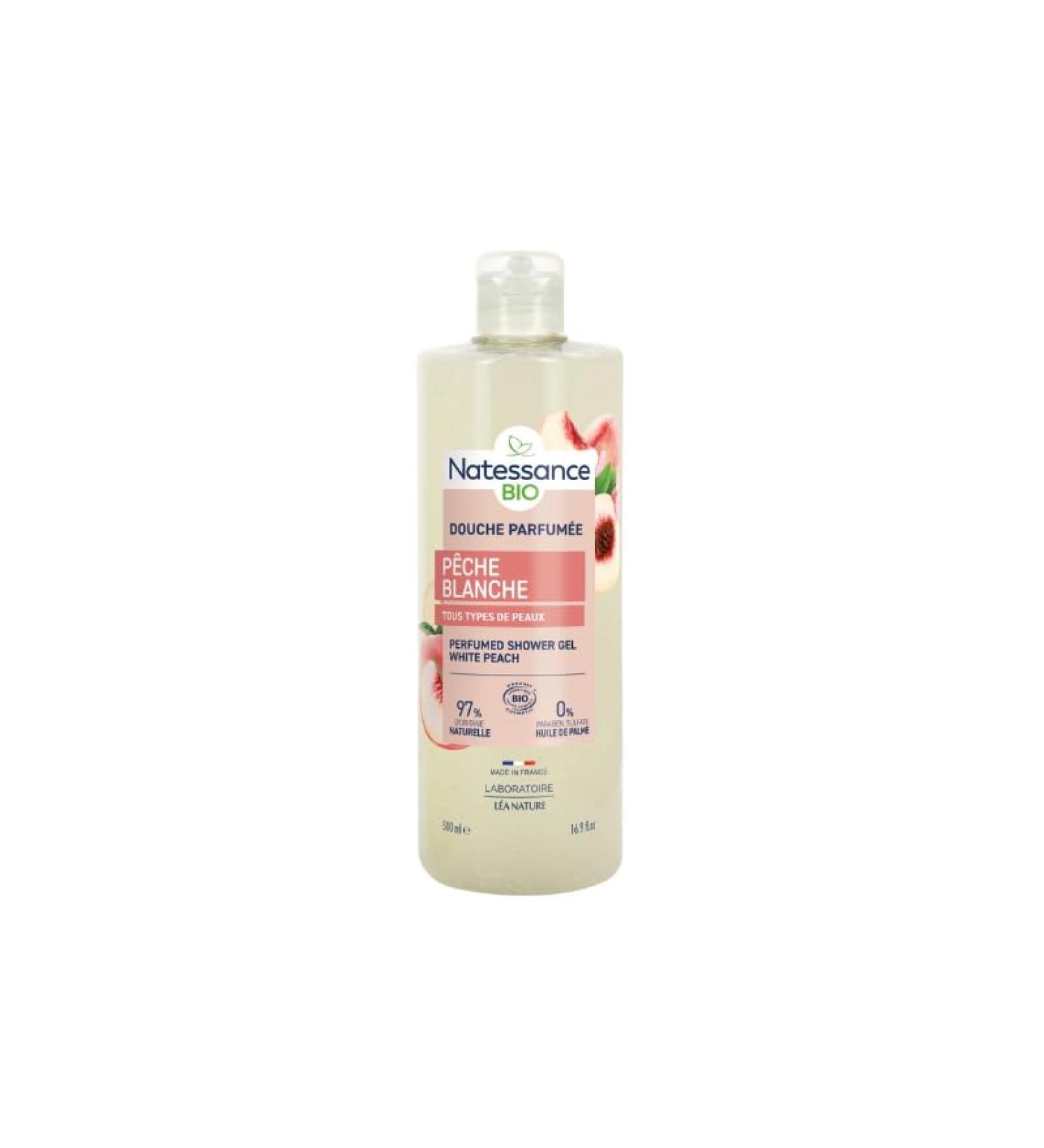 Natessance White Peach Shower Gel 500 ml