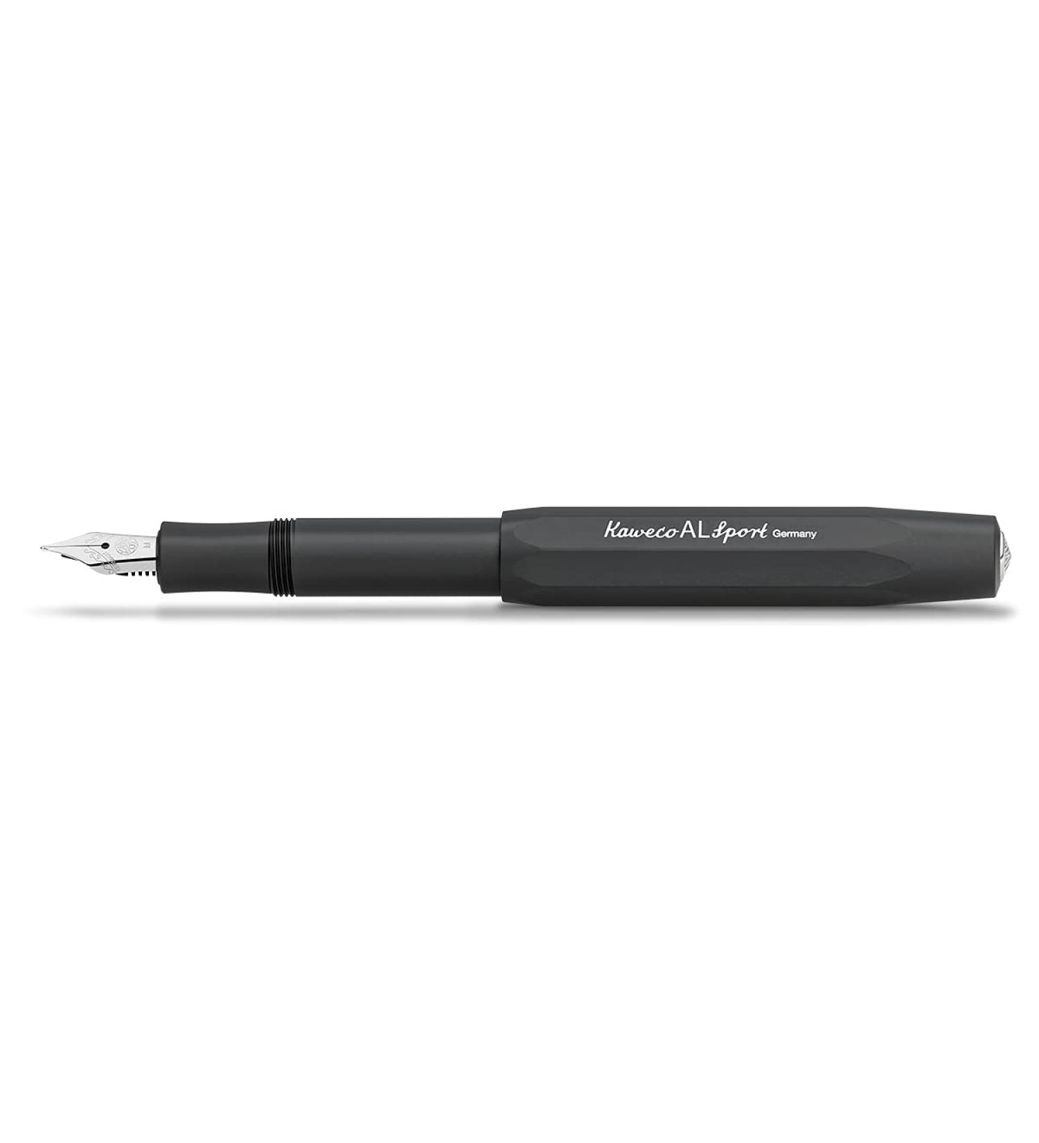 Kaweco Al Sport Fountain Pen Black M - Premium International Shipping | Elegant Writing Instrument - Buy Online on GoSupps.com