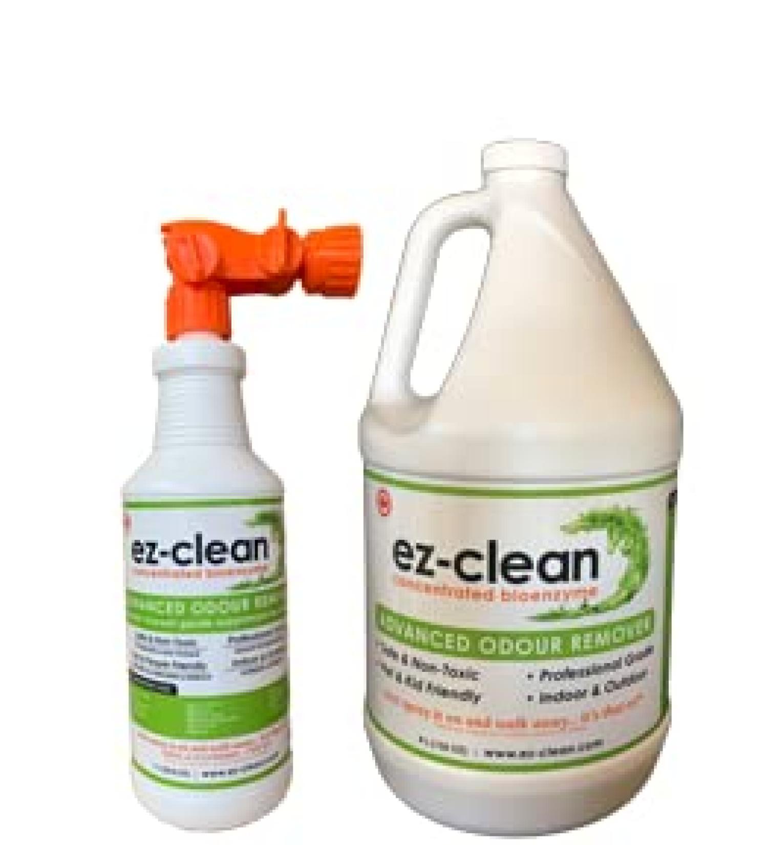 ez-clean Advanced Odor Remover- Highly Concentrated Bio Enzyme - Pet Odor Eliminator for Dog Cat and Small Animal Urine - Indoor & Outdoor Use for Any Organic Spills (Home & Yard Package) - Buy Online on GoSupps.com