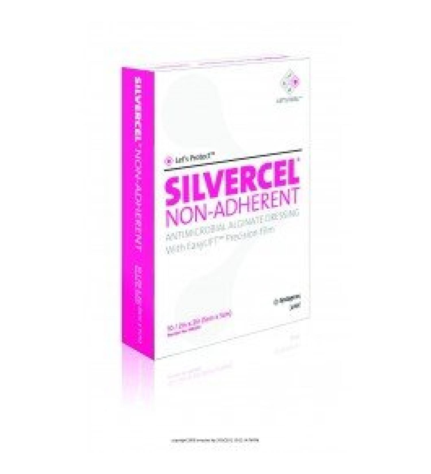 SILVERCEL Non-Adherent Dressing-Size: 4 x 4 - Each 1