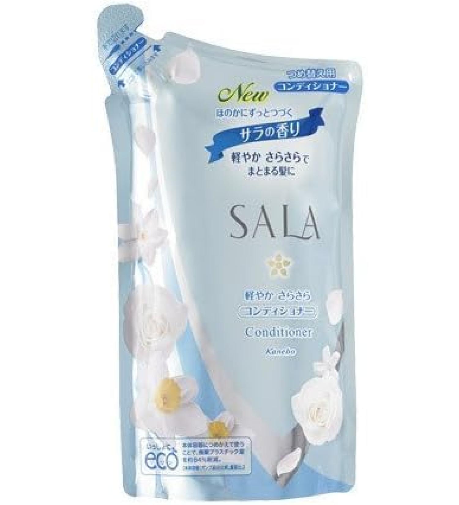 SALA Kanebo Sala Light Silky Conditioner Refill 350ml (Green Tea Set)