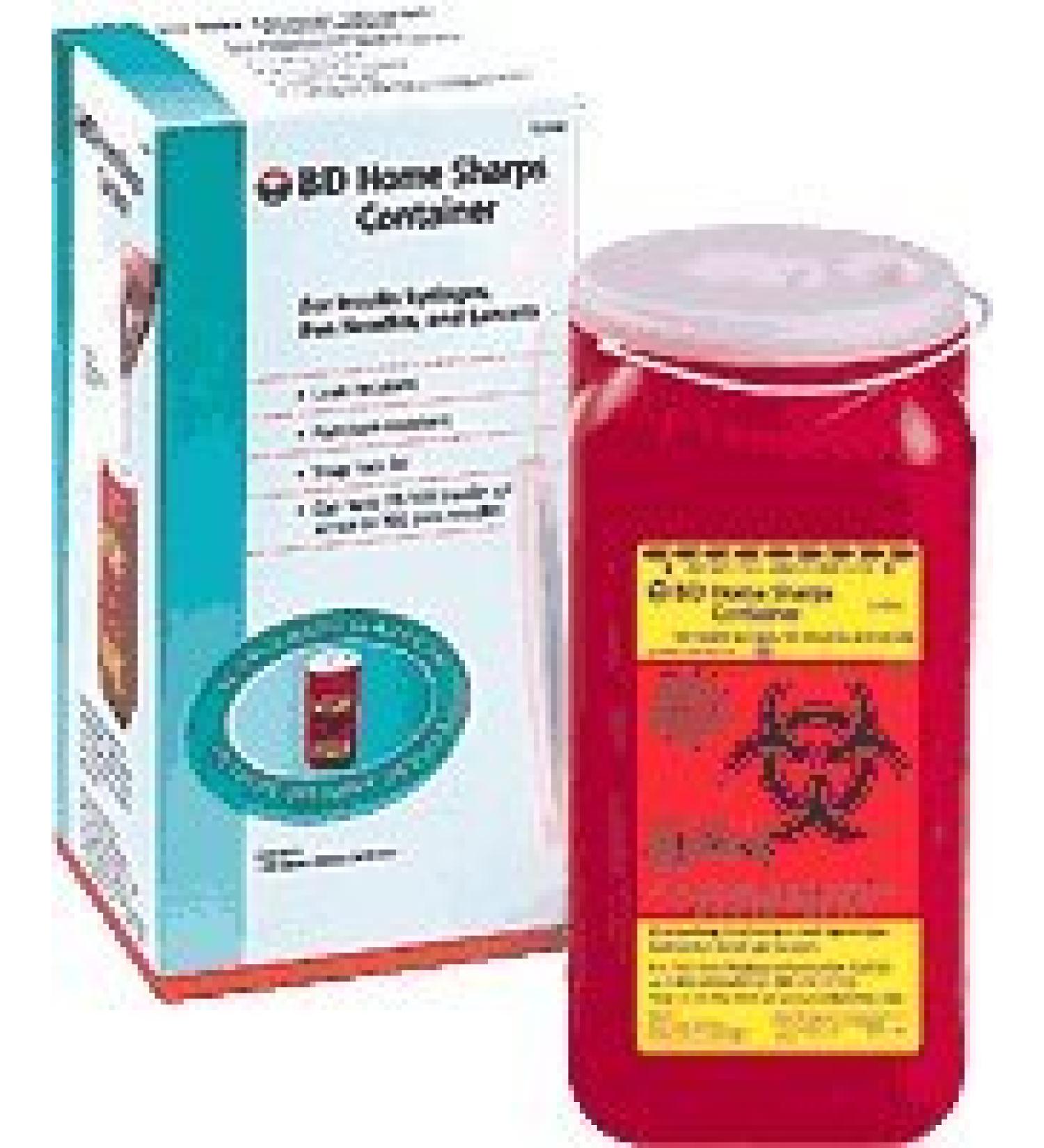 Bd Home Sharps Container 1.4 Quarts  Each