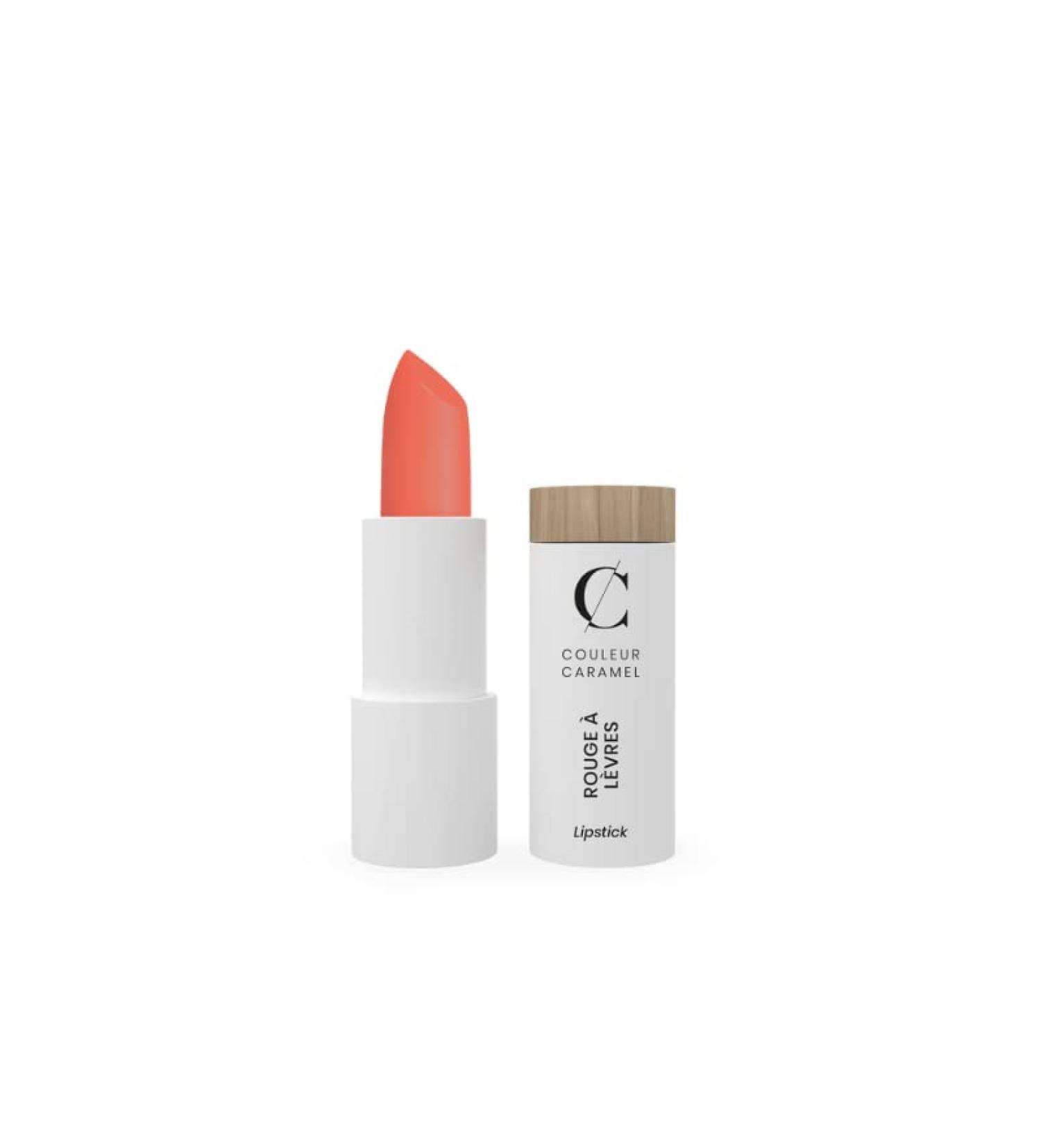 Organic Lipstick N 508 Coral Charm Couleur Caramel Look Pastel Love 3.5gr vegan cosmetic pastel pink - Buy Online on GoSupps.com