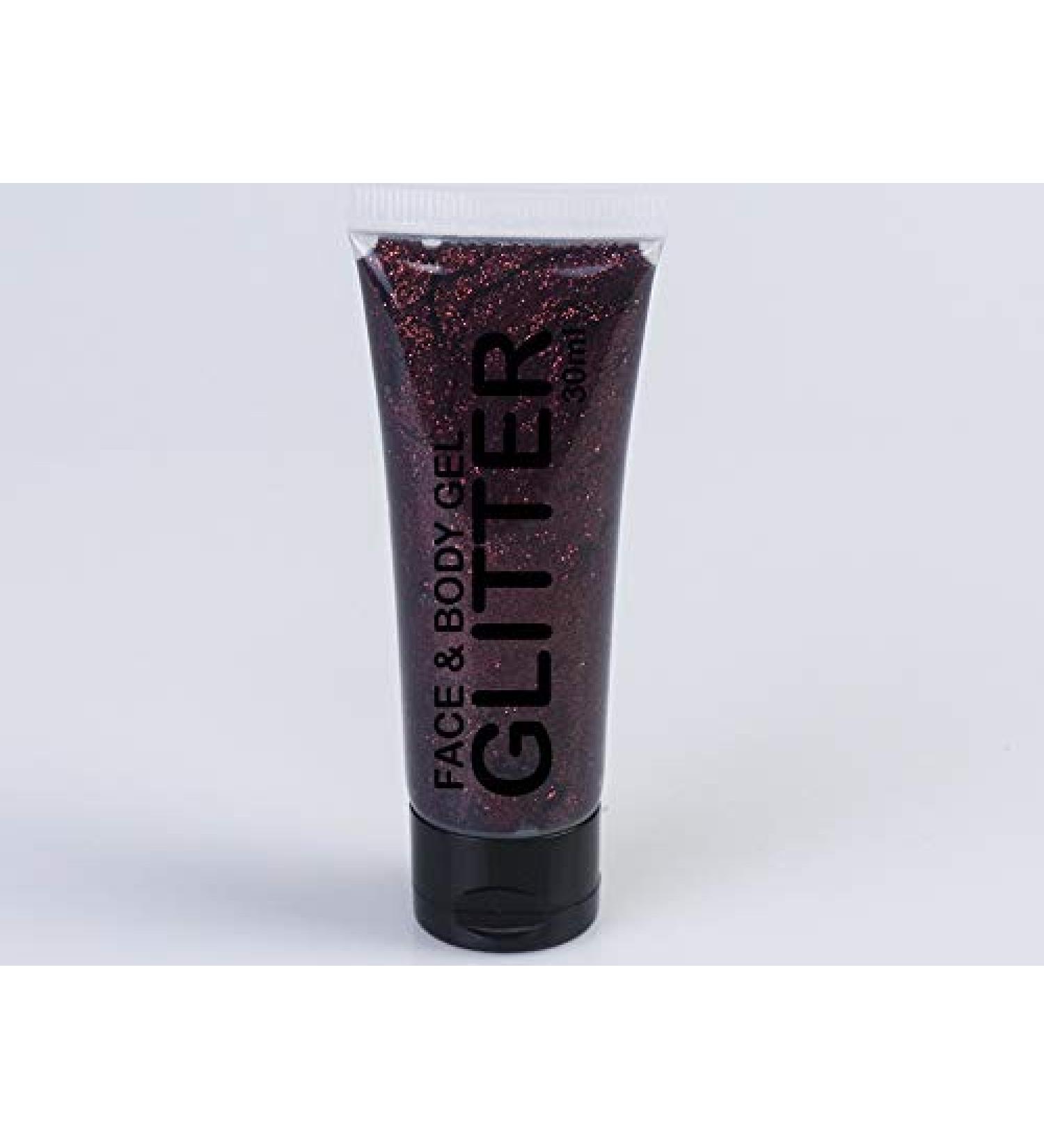 Glitter Gel Tube dark brown 30 ml
