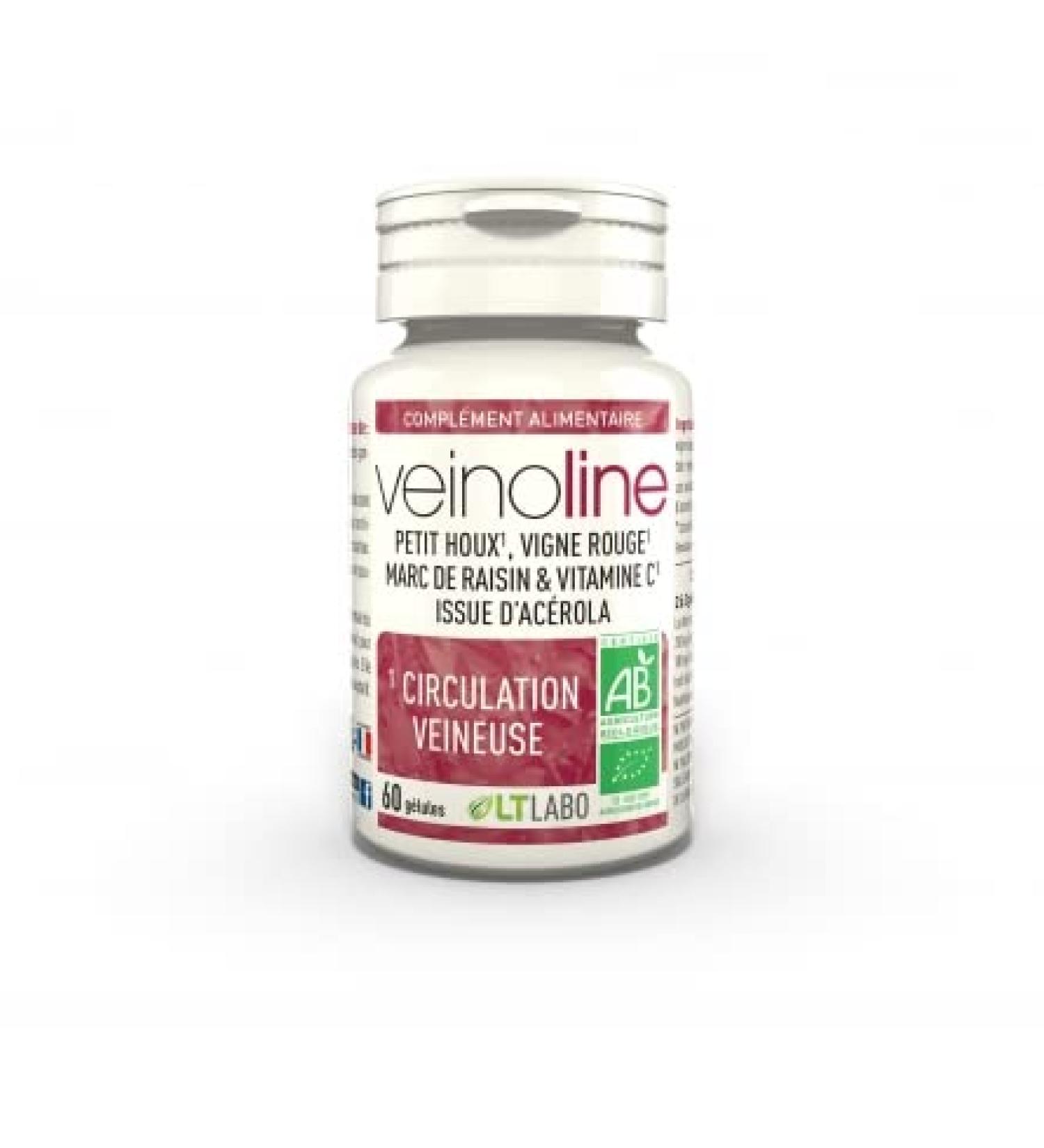 LT Laboratoire Lt Labo Veinoline Bio Venous Circulation 60 Capsules