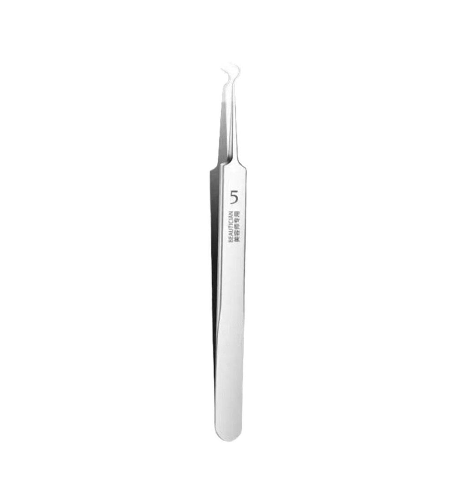 Professional Ultra-fine No. 5 Acne Blackhead Removal Deep Pimples Tool Beauty Face J4E8 Skin Tweezers Ne Clip Cleaner Salon Care Bend Clamp - Buy Online on GoSupps.com