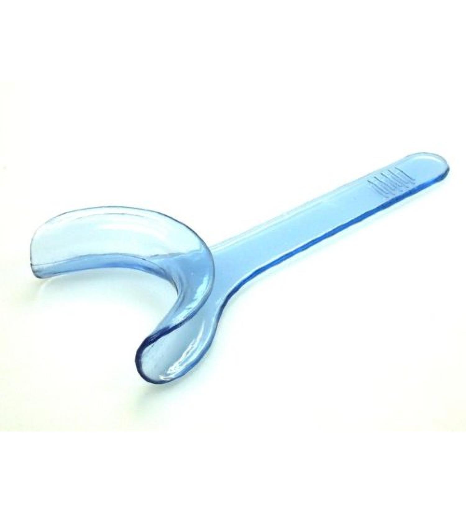 10x corner of mouth holder one-sided for children plastic handle 9 cm holder 4 cm - corner of mouth holder