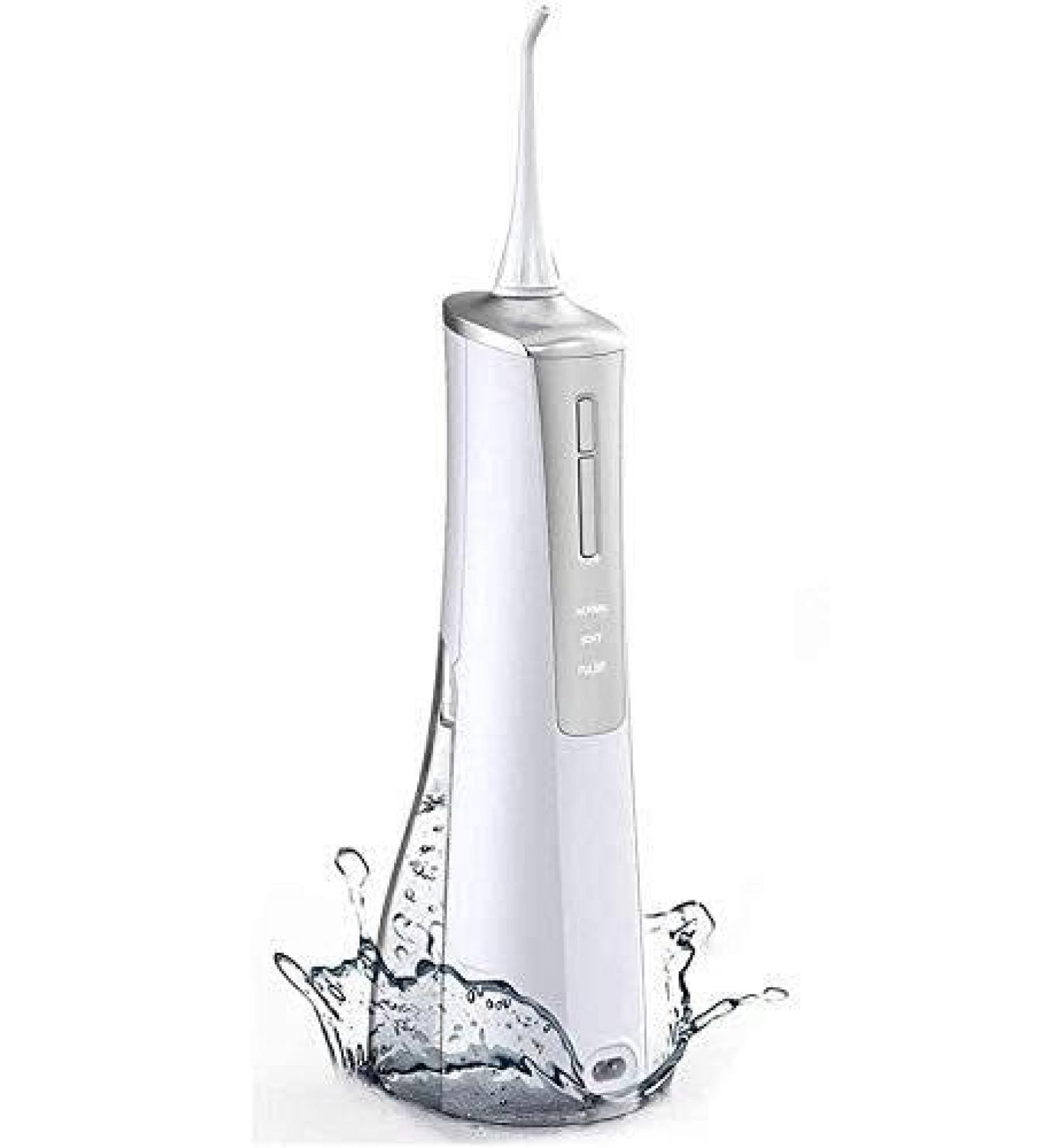 GeRRiT Cordless Water Dental Flosser | Portable Oral Irrigator for Teeth & Braces | Rechargeable & IPX7 Waterproof - Perfect for Home & Travel - Buy Online on GoSupps.com