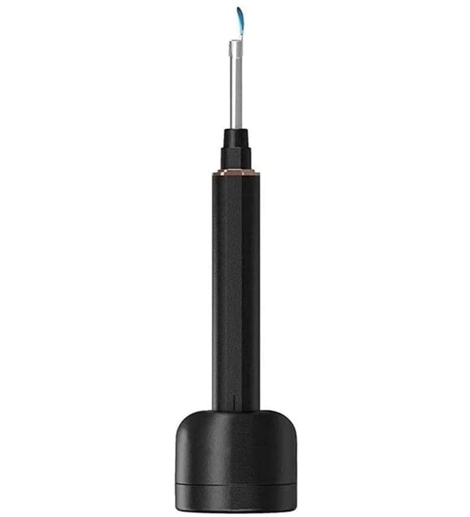 NCRD Ear Wax Remover Kit - LED Ear Cleaner with 8 Interchangeable Tools Waterproof & Safe for Adults & Children (Black) - Buy Online on GoSupps.com
