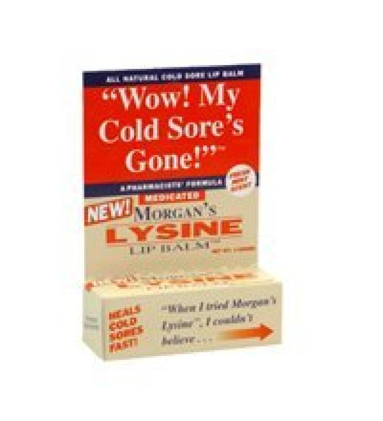 Morgans Lysine Lip Balm 4gm Pack of 2