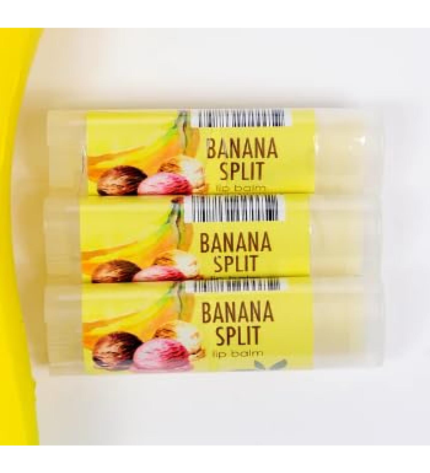 Good Earth Beauty Natural Lip Balm - Banana Split .15 Ounce - 3 Pack