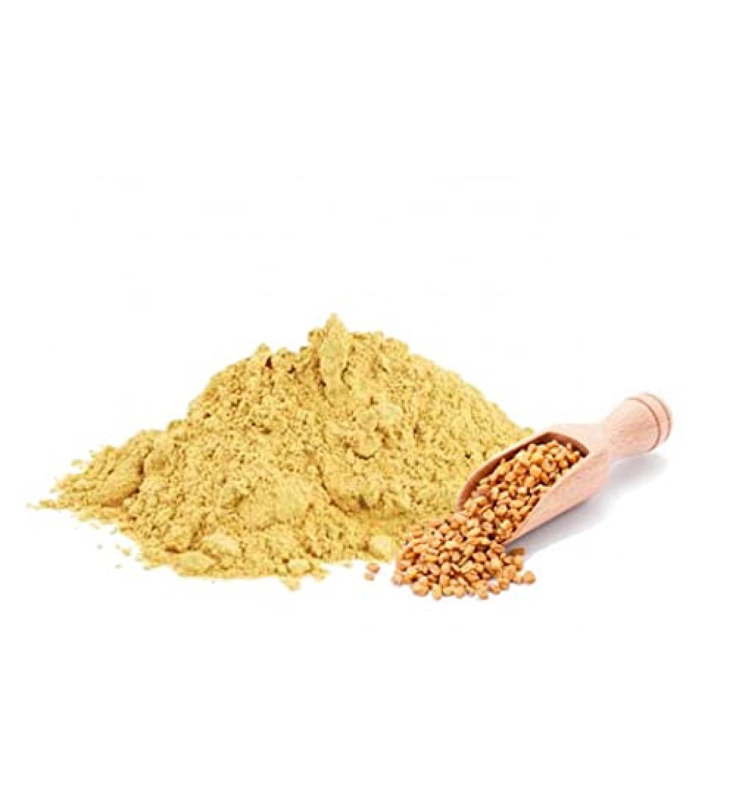 ORGANIC FENUGREEK POWDER: Hair growth - Hair regrowth - Anti hair loss - Ayurvedic hair powder Melthi Powder Resealable kraft bag 100Gr: - Buy Online on GoSupps.com