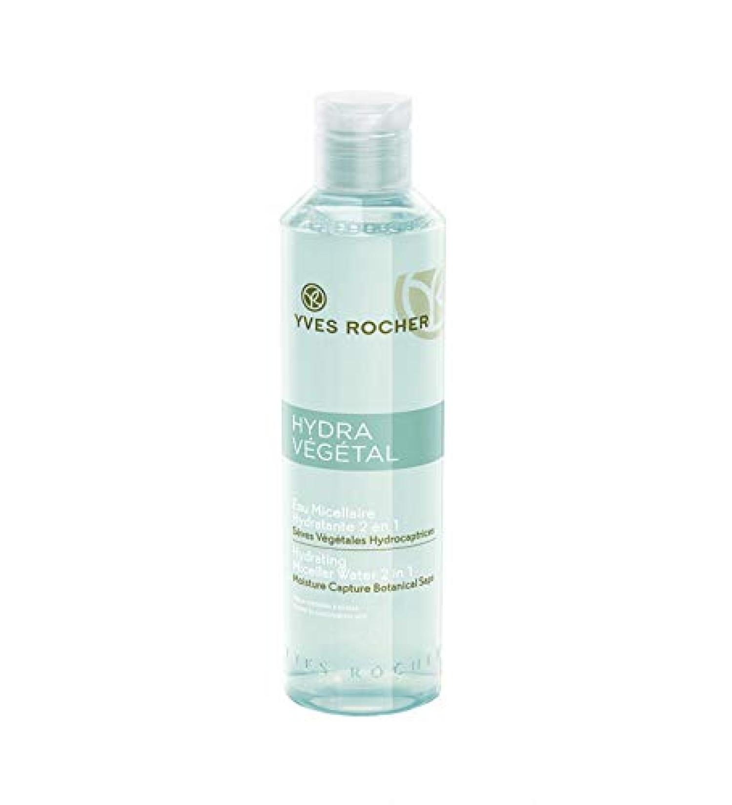 Yves Rocher Hydra Vegetal Hydrating Micellar Water 2-in-1 - 200ml/6.7oz | Face & Eyes - Buy Online on GoSupps.com