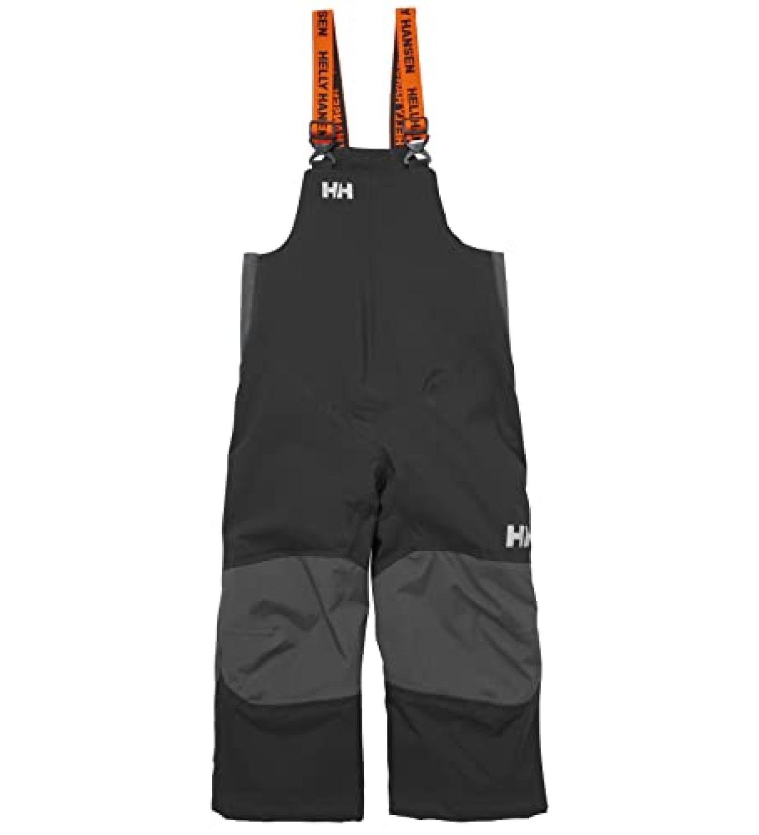 Helly-Hansen boys Kids Rider 2 Insulated Waterproof Windproof Breathable Bib Ski Pants 990 Black 5