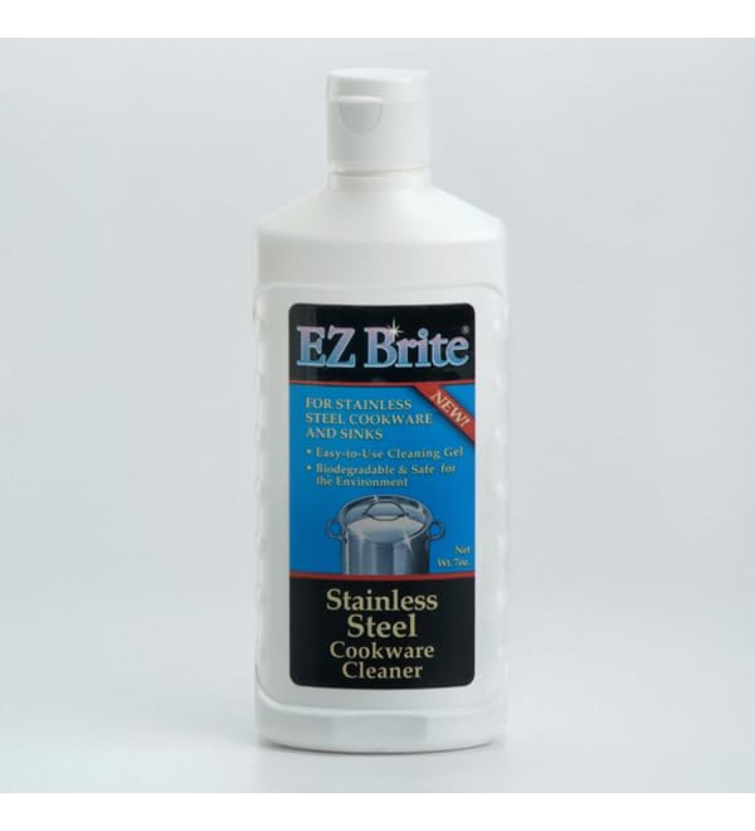 EZ Brite Stainless Steel & Chrome Cleaner Polish 7 oz Gel