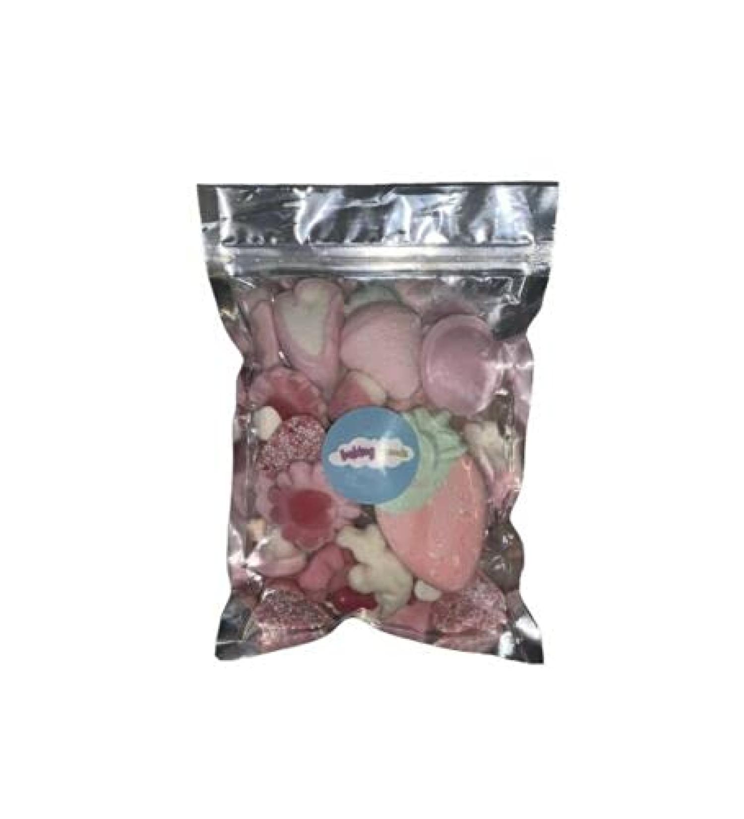 Pink Retro Sweets Gift Bag Assorted Sweet Pick N Mix Candy Pouch 200g Birthday Mummy Mum - Buy Online on GoSupps.com