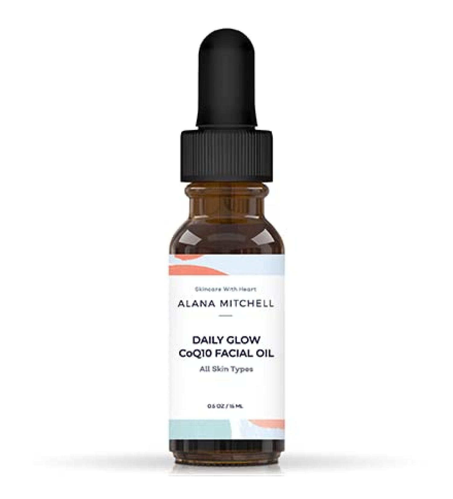 Buy Alana Mitchell Daily Glow CoQ10 Facial Oil - Radiant Anti-Aging Moisturizer for Nourished Skin | International Shipping - Buy Online on GoSupps.com