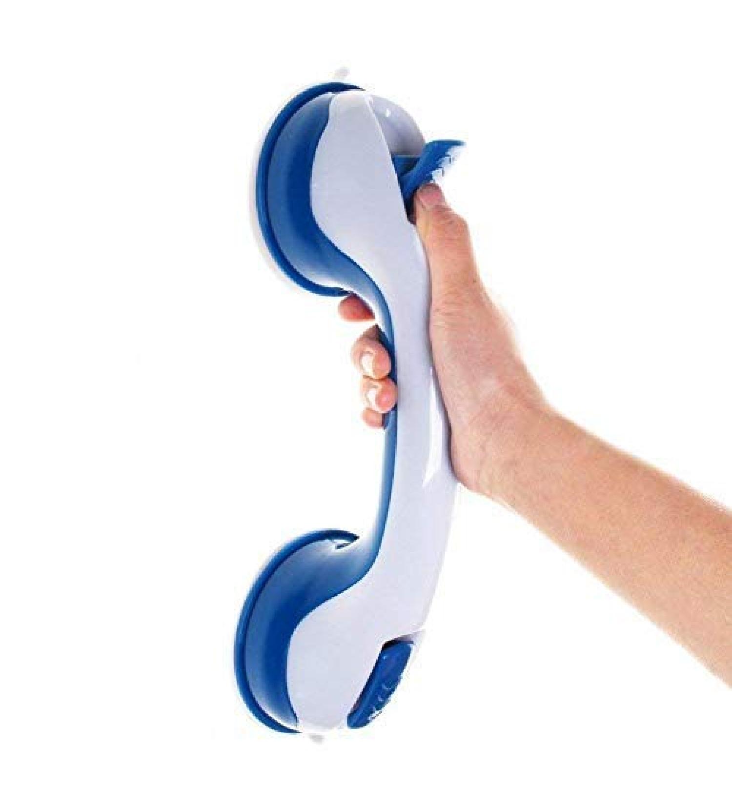 Shower Handle Bar Offers Safe Grip with Strong Hold Suction Cup for Safety Grab in Bathroom Tub Shower Toilet Handrail Bath Aids to Assist - Buy Online on GoSupps.com