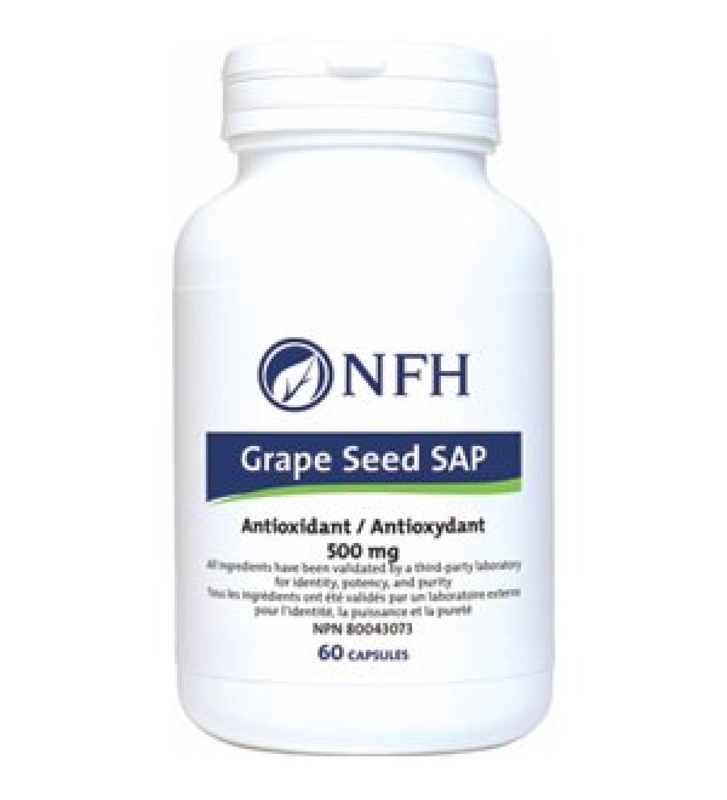 NFH GRAPESEED SAP 500MG 60C