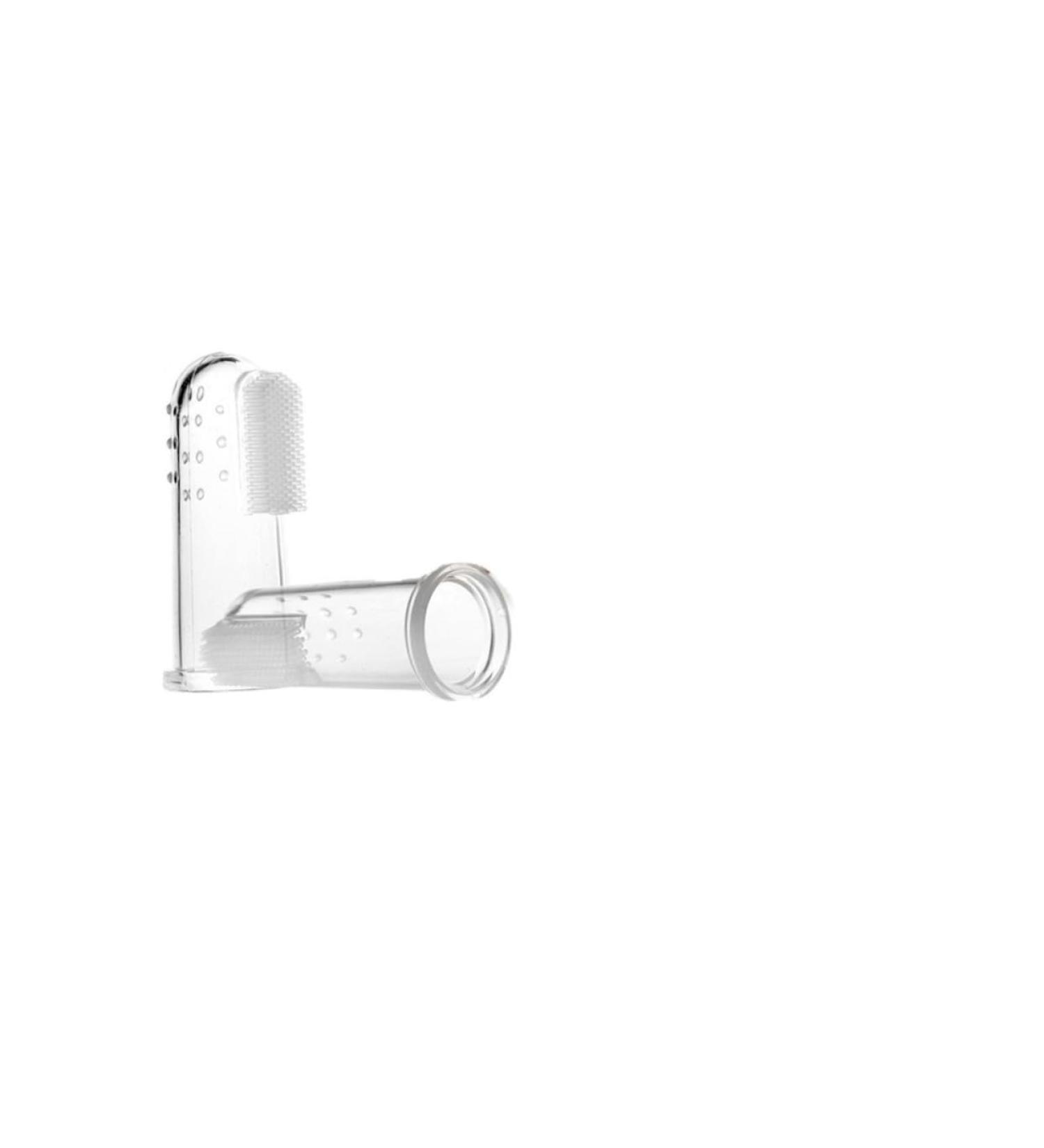 HAPINARY 2pcs Baby Toothbrush Oral Massager - Gentle Finger Brush for Infants | Safe & Effective Dental Care - Buy Online on GoSupps.com