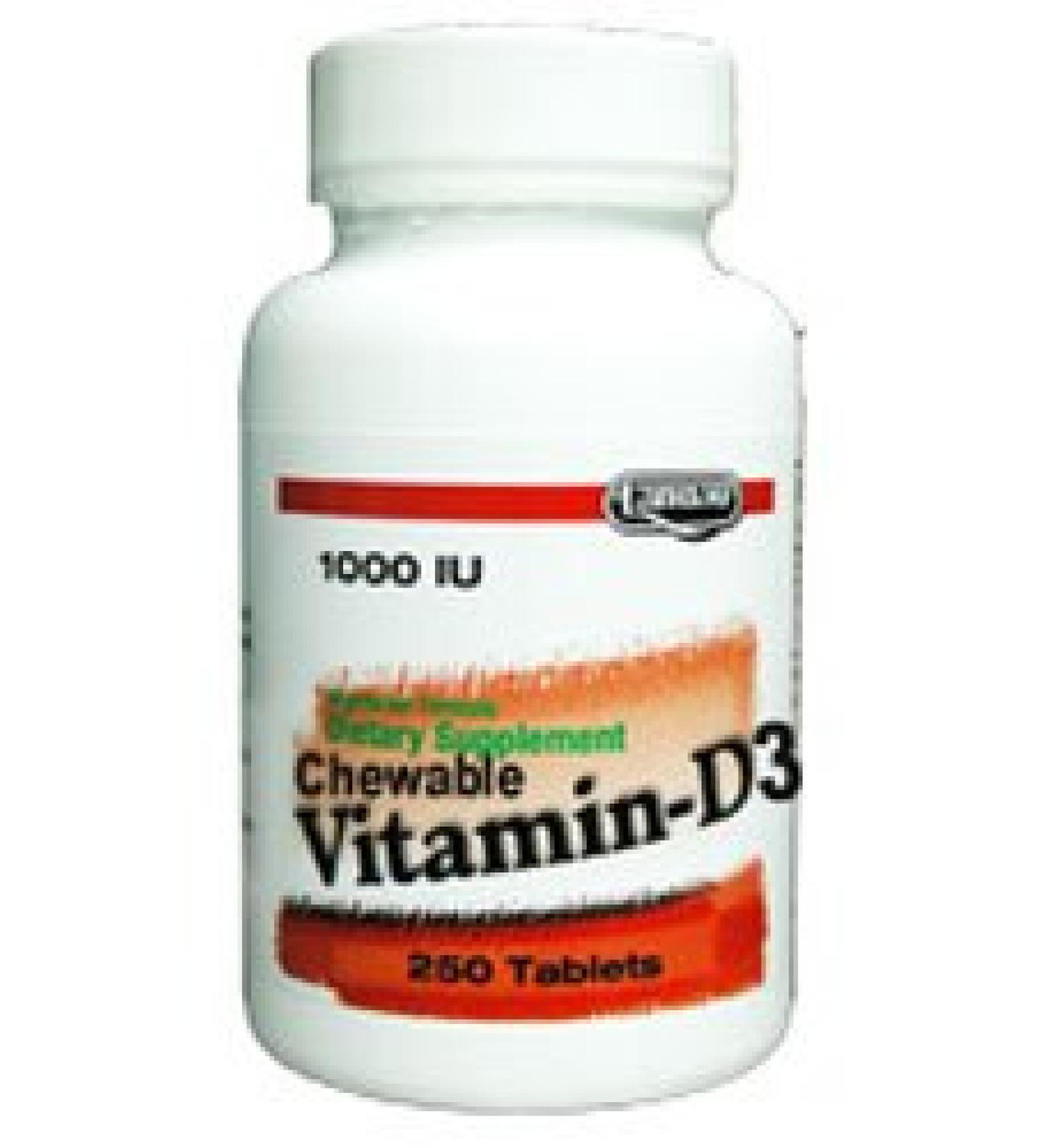 Landau Chewable Vitamin D3 1000 IU - 250 Chewables