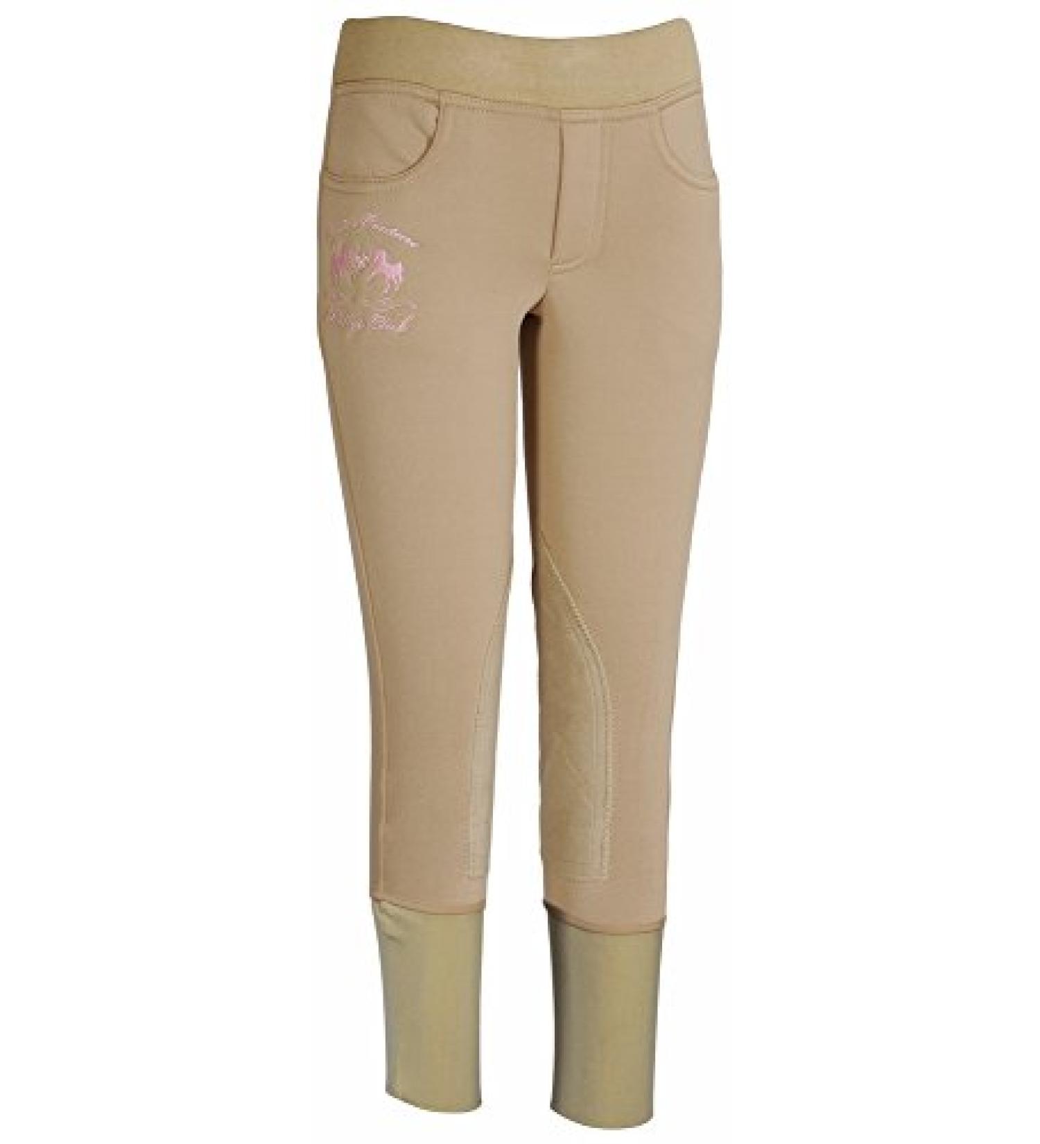 Equine Couture Kids Riding Club Pull-On Winter Breeches 14 - Safari | Shop Now - Buy Online on GoSupps.com