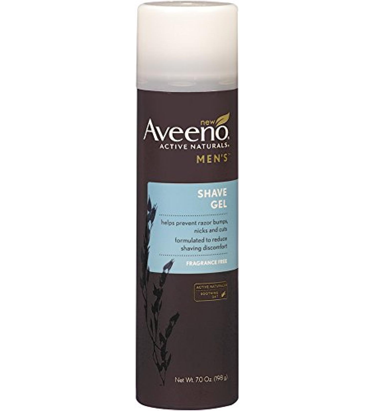Aveeno Active Naturals Men's Shave Gel - Soothing 7 oz | Smooth Shaving Experience Worldwide - Buy Online on GoSupps.com