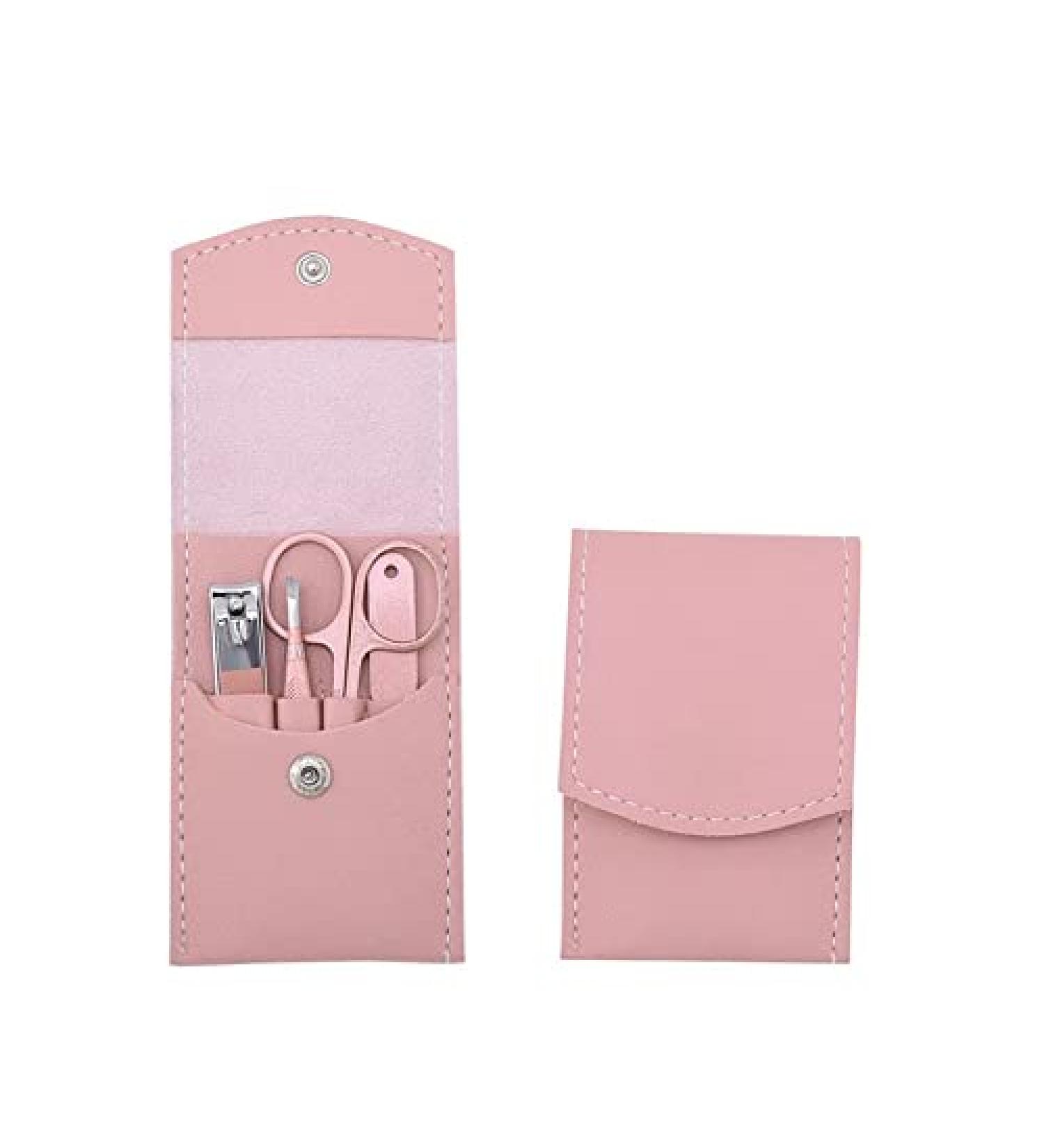 SVAASA Nail Clippers Nail Cutter Set Nail Clipper Set Leather Bag Rose Gold Stainless Steel Nail Clipper Nail Cutting Nail Trimmer Toe - Buy Online on GoSupps.com