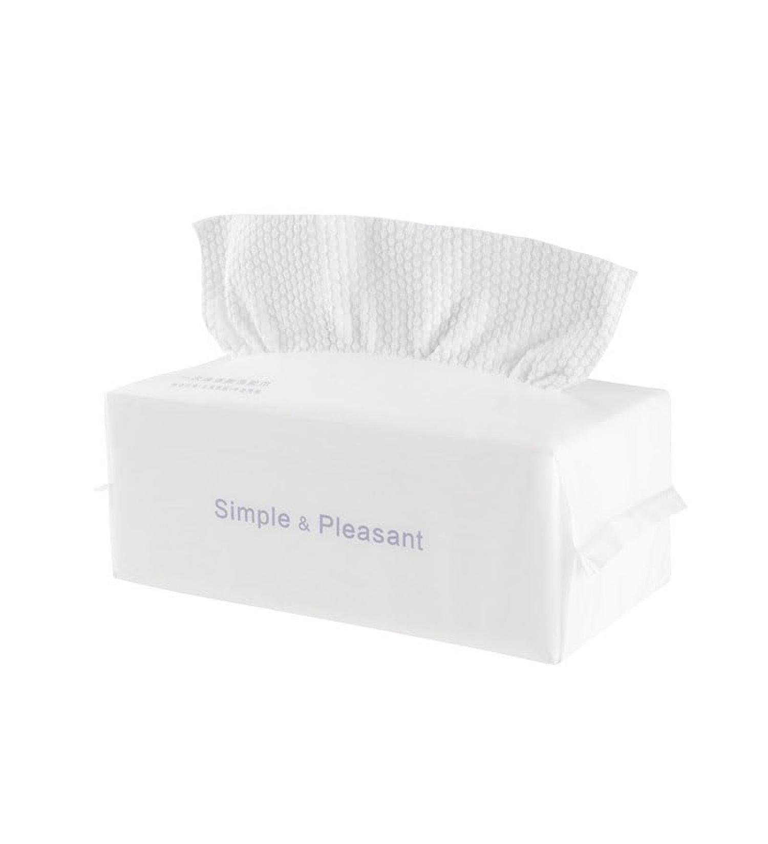 Buy Simple & Pleasant Disposable Face Towelettes - Makeup Remover Dry Wipes for All Skin Types - International Shipping Available - Buy Online on GoSupps.com