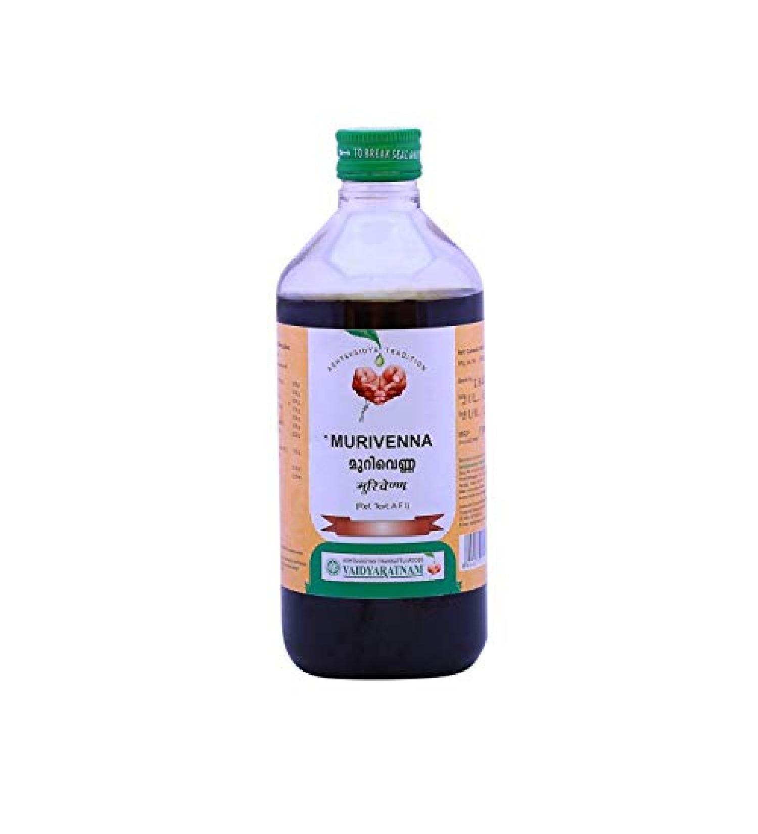 Venus Exports Vaidyaratnam Oushadhasala Murivenna Pack of 2, 200 ml