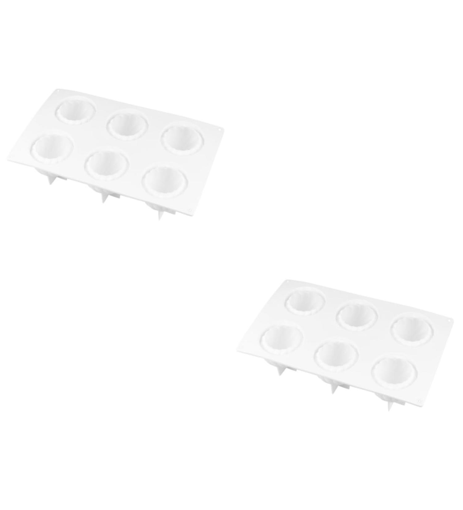 2pcs 6 Fudge Molds Cupcake Molds Cat Butter Dish Silicone Gummy Molds Silicone Fondant Mold Cake Silicone Mould Ice Cube Mold Ice Cubes Chocolate Handmade Soap Mousse Whitex2pcs 29.8X17.8X7.5cmx2pcs - Buy Online on GoSupps.com