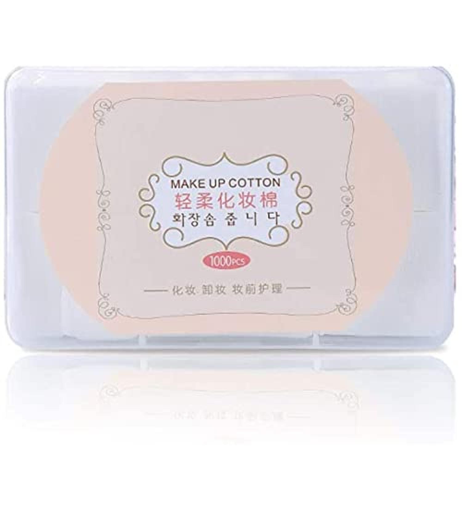 Cotton MakeupCleansing Muslin Removal Pads Nail Polish Pads Cotton Pads Cotton Rounds Pads Washable Cleansing Cloths Eye Makeup Face Wipe for Face 1000 pcs Nice and Fashion - Buy Online on GoSupps.com