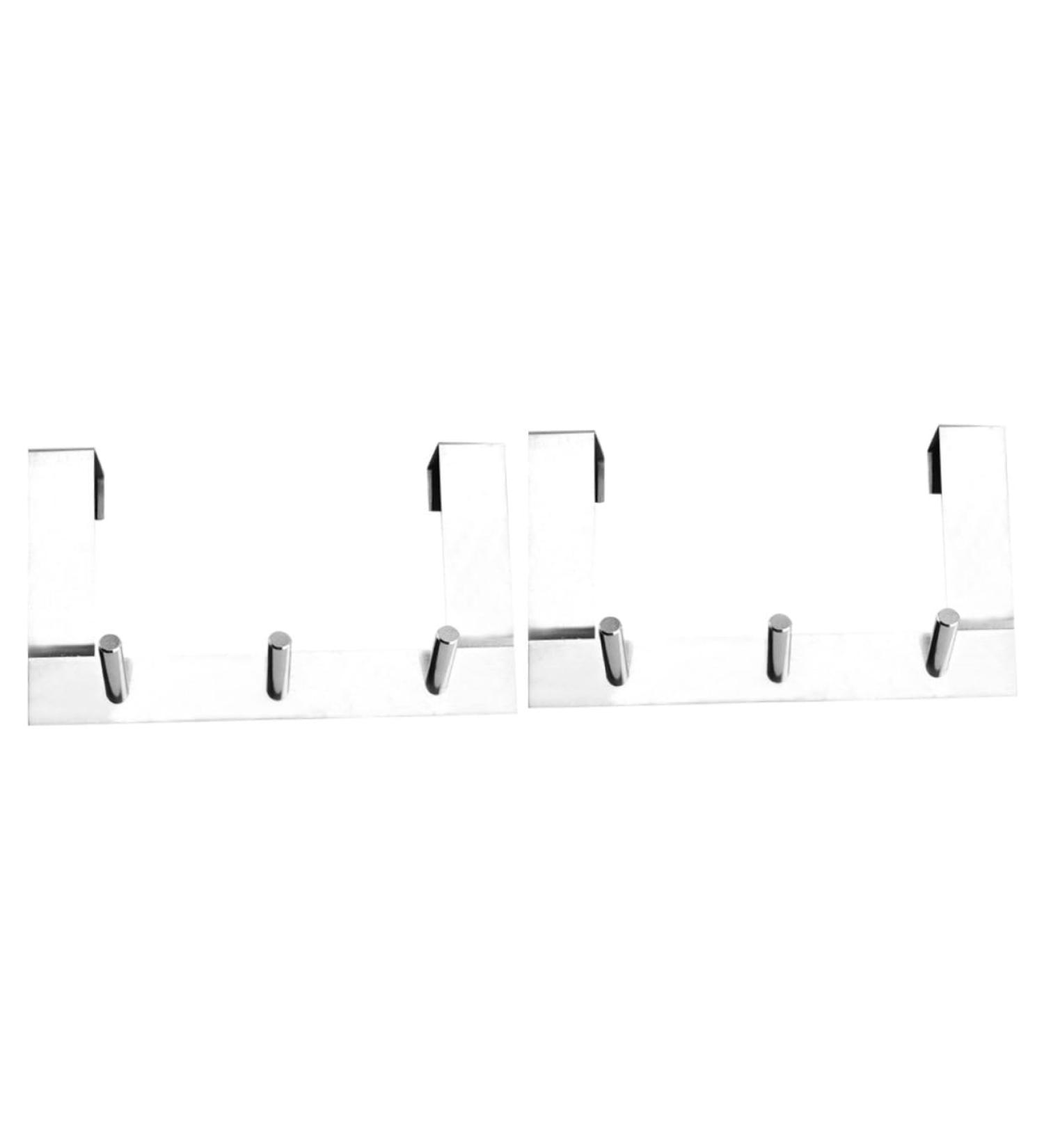 ULTECHNOVO 2pcs Stainless Steel Hooks Hook for Door Coat Hanger Over The Door Hook Metal Hat Rack Nail - Buy Online on GoSupps.com