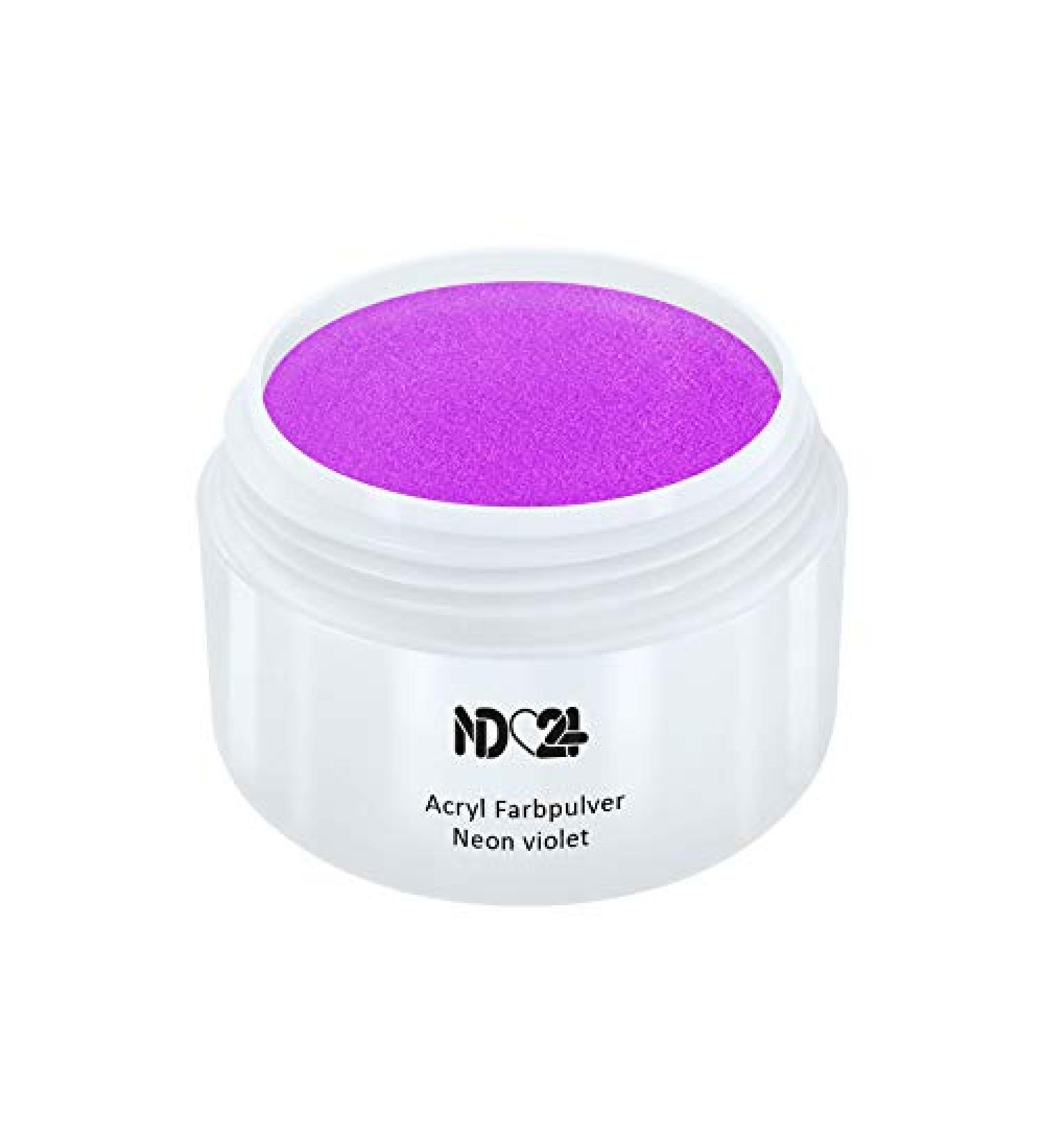 Acrylic Color Powder Neon Violet Purple - Studio Quality 5g | Finest Color for Nail Art Crafts & More - International Shipping Available - Buy Online on GoSupps.com