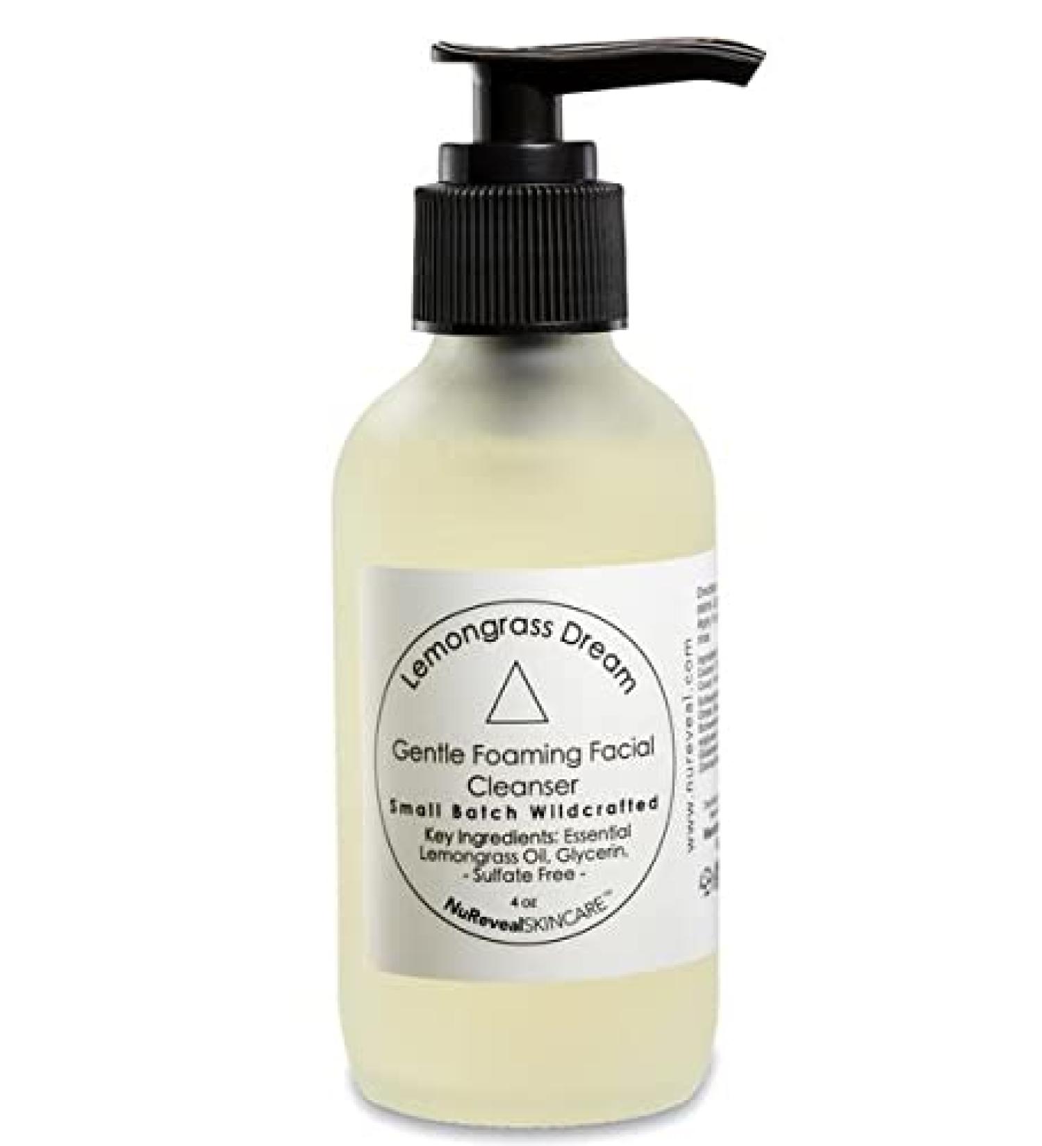 Lemongrass Dream Foaming Facial Cleanser | Natural Anti-Oxidant Sulfate-Free | Detoxifies Cleans Pores Vegan & Cruelty-Free - Buy Online on GoSupps.com