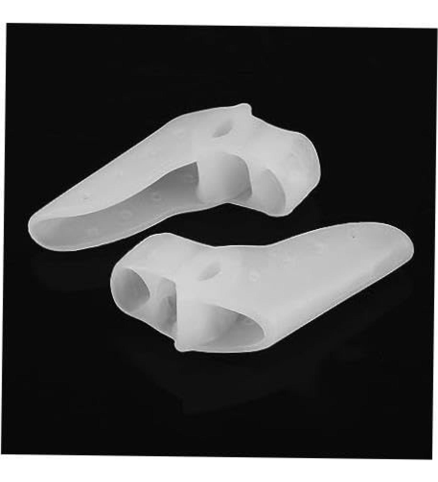 Gel Toe Separator for Overlapping Toes - Hallux Valgus Corrector, Hammer Toe Relief - 2 Pairs Foot Care Straighteners - Buy Online on GoSupps.com